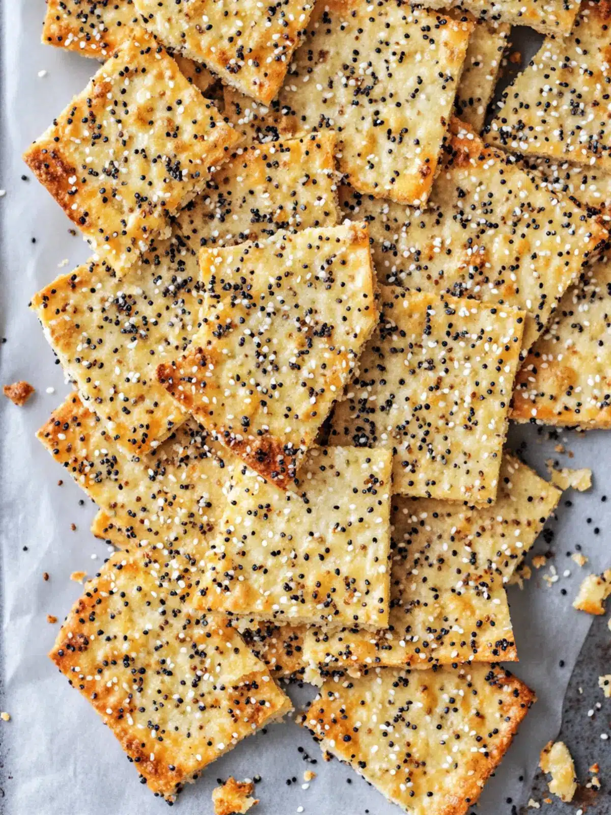 Cheesy Everything Crackers for Irresistible Snack Time Bliss 2 Cheesy Everything Crackers