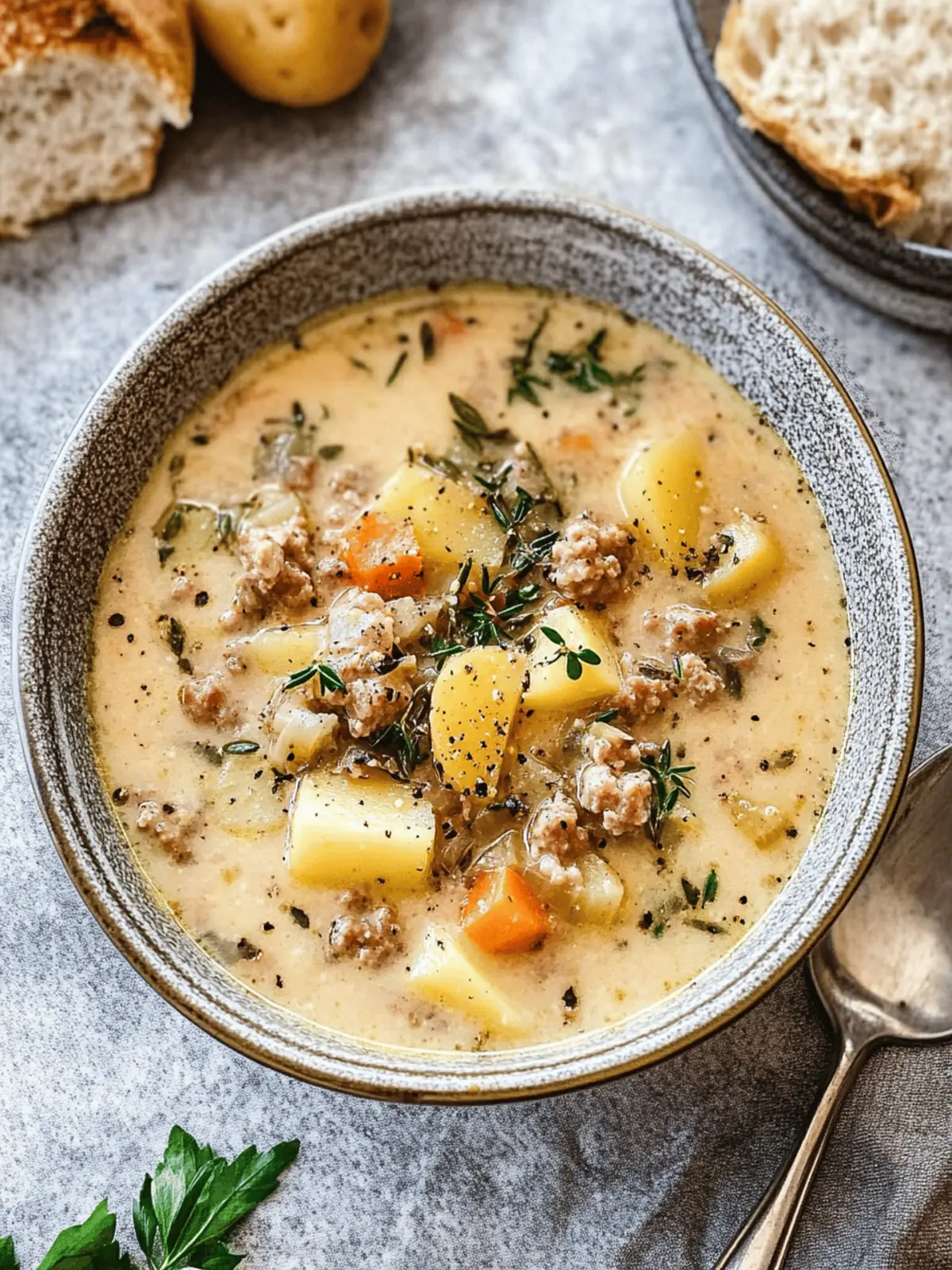 Comforting Potato and Sausage Chowder for Cozy Nights 4 Potato and Sausage Chowder
