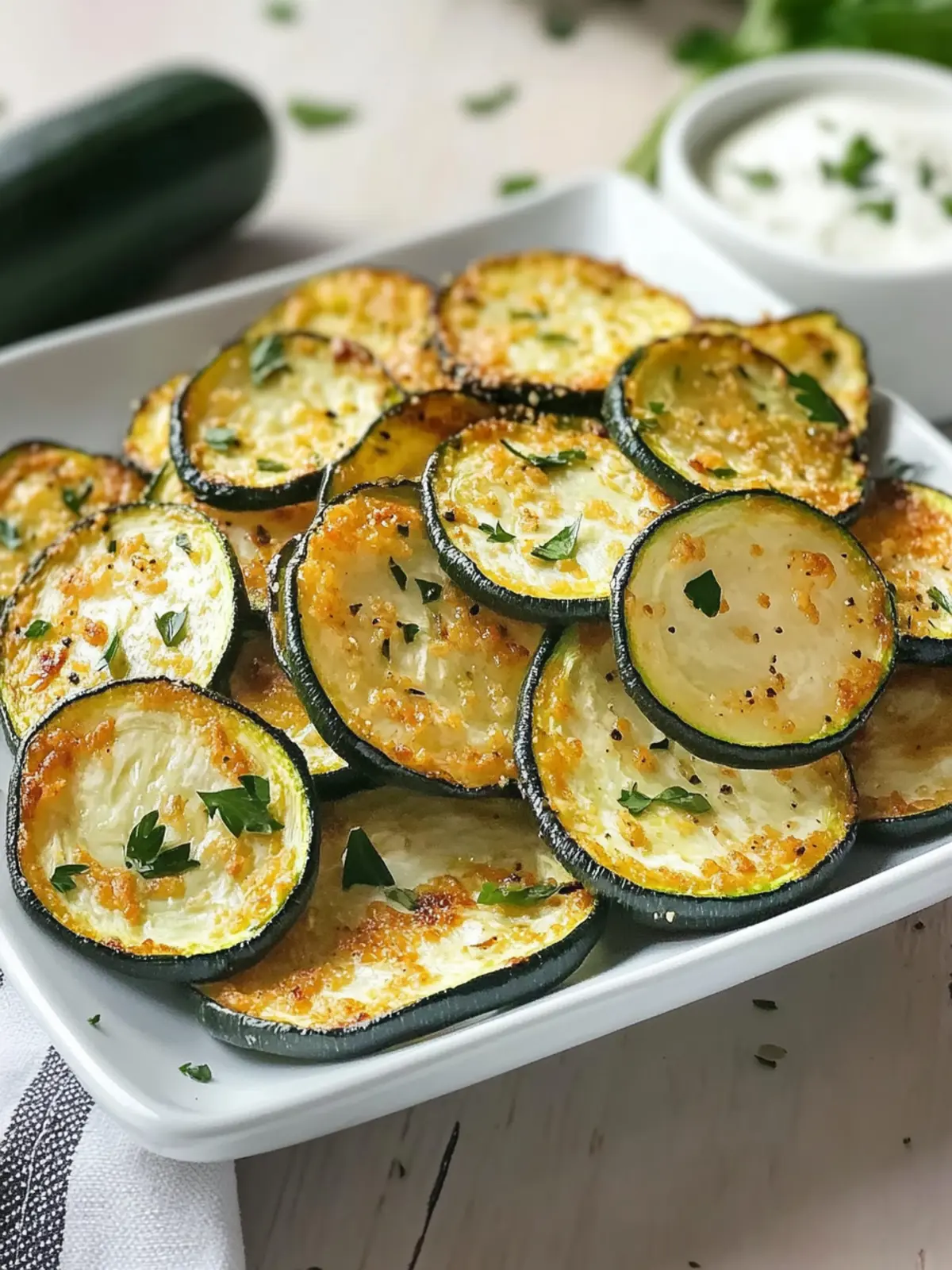 Crispy Air Fryer Zucchini Chips: Your Guilt-Free Snack Fix 2 Air Fryer Zucchini Chips