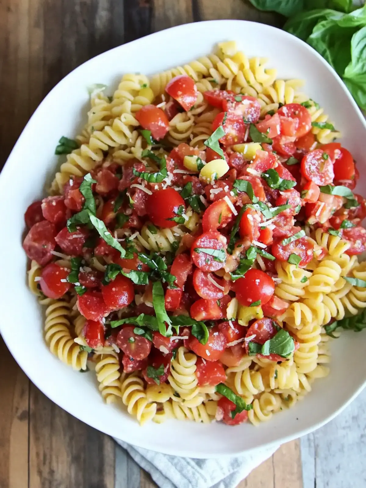 Delicious Bruschetta Pasta Salad for Bright Summer Days 2 Bruschetta Pasta Salad