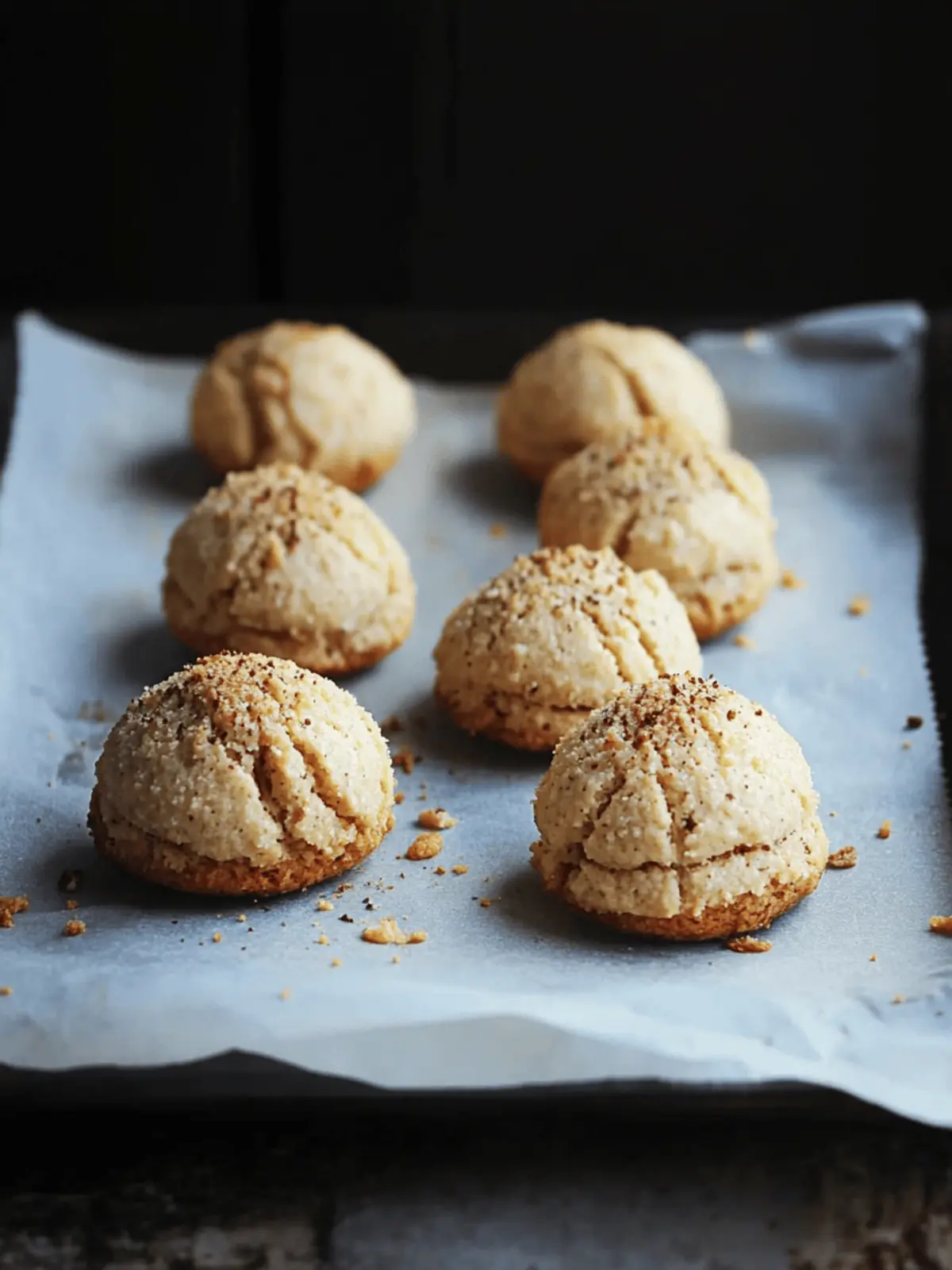 Delight in Vegan Vanilla Hazelnut Macaroons Today! 2 Vanilla Hazelnut Macaroons