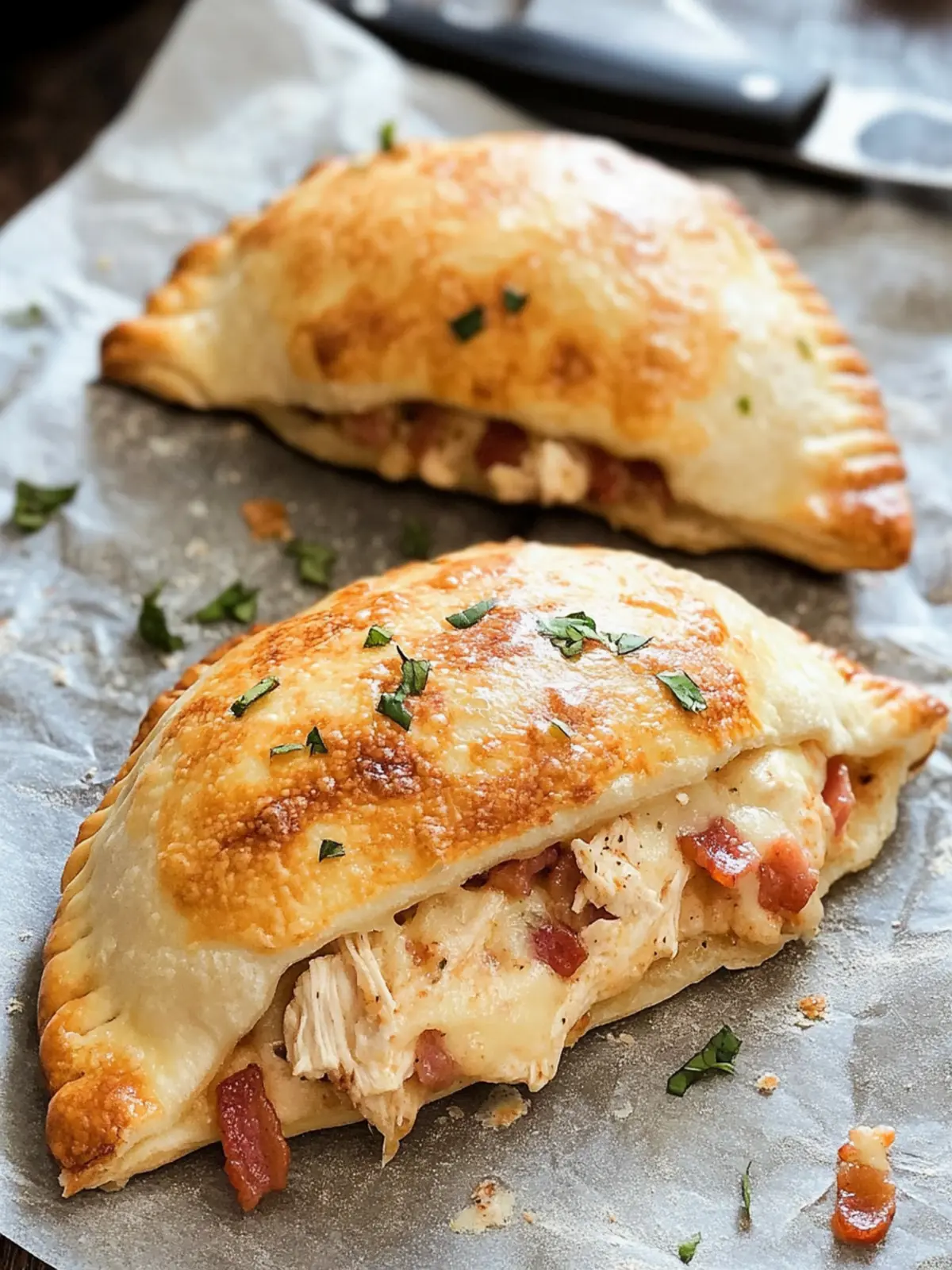 Irresistible Chicken Bacon Ranch Calzone in 30 Minutes 3 Chicken Bacon Ranch Calzone