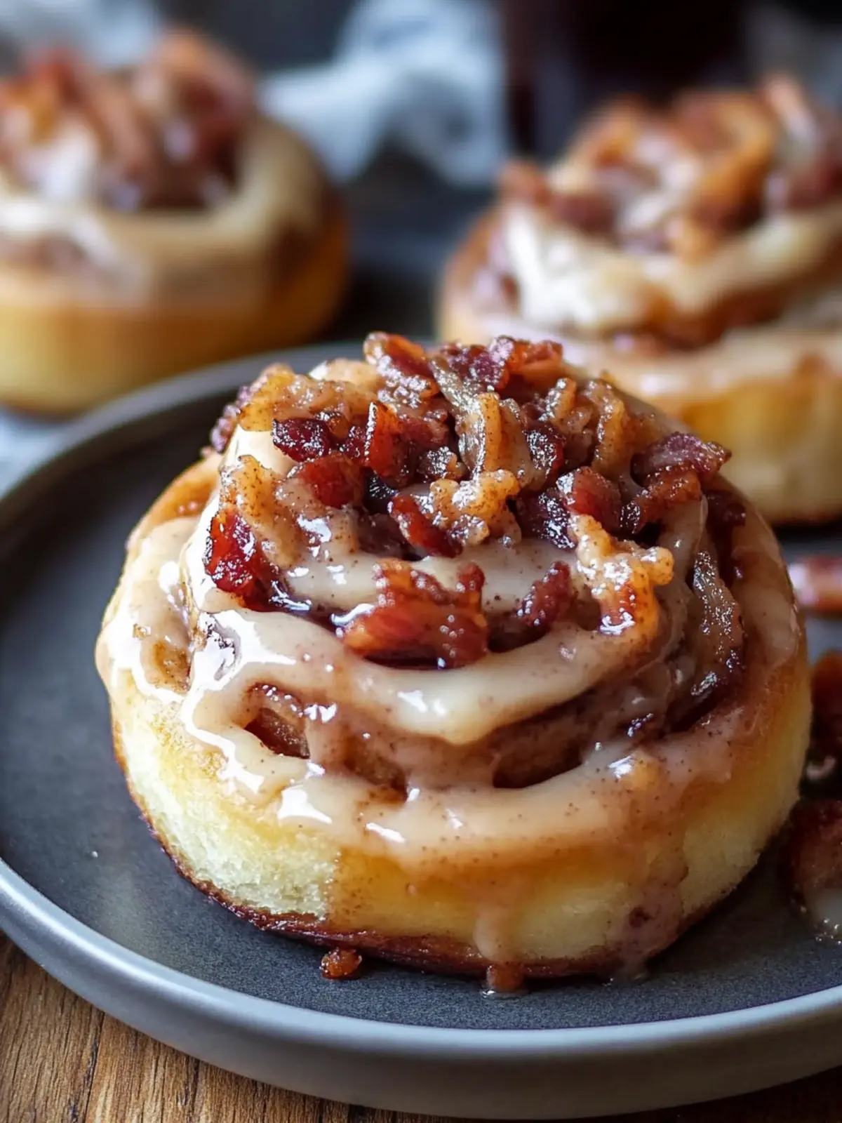 Bourbon Maple Bacon Cinnamon Rolls That Will Wow Your Brunch 4 Bourbon Maple Bacon Cinnamon Rolls