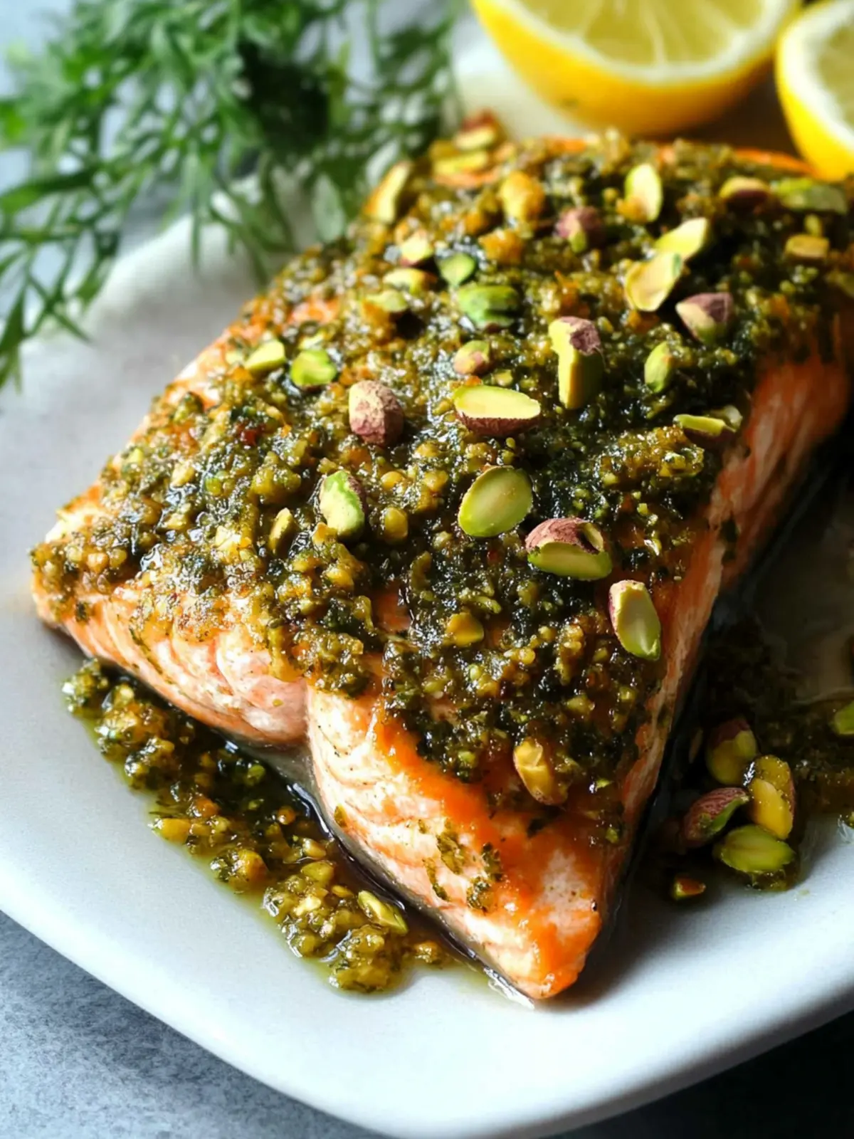 Pistachio Salmon with Lemon: Quick, Zesty Weeknight Delight 4 Pistachio Salmon with Lemon
