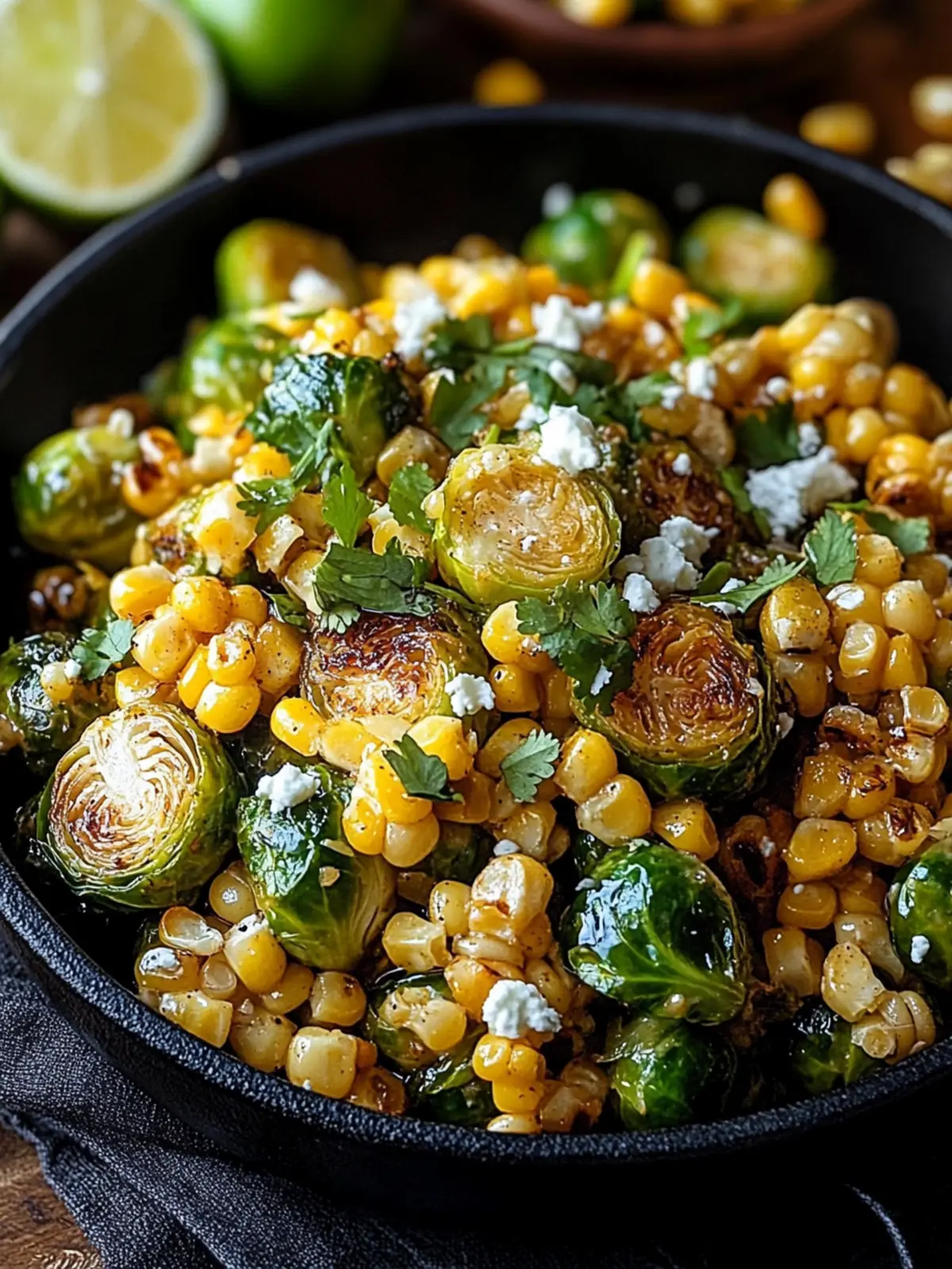 Mexican Street Corn Brussels Sprouts: A Must-Try Flavor Boost 4 Mexican Street Corn Brussels Sprouts
