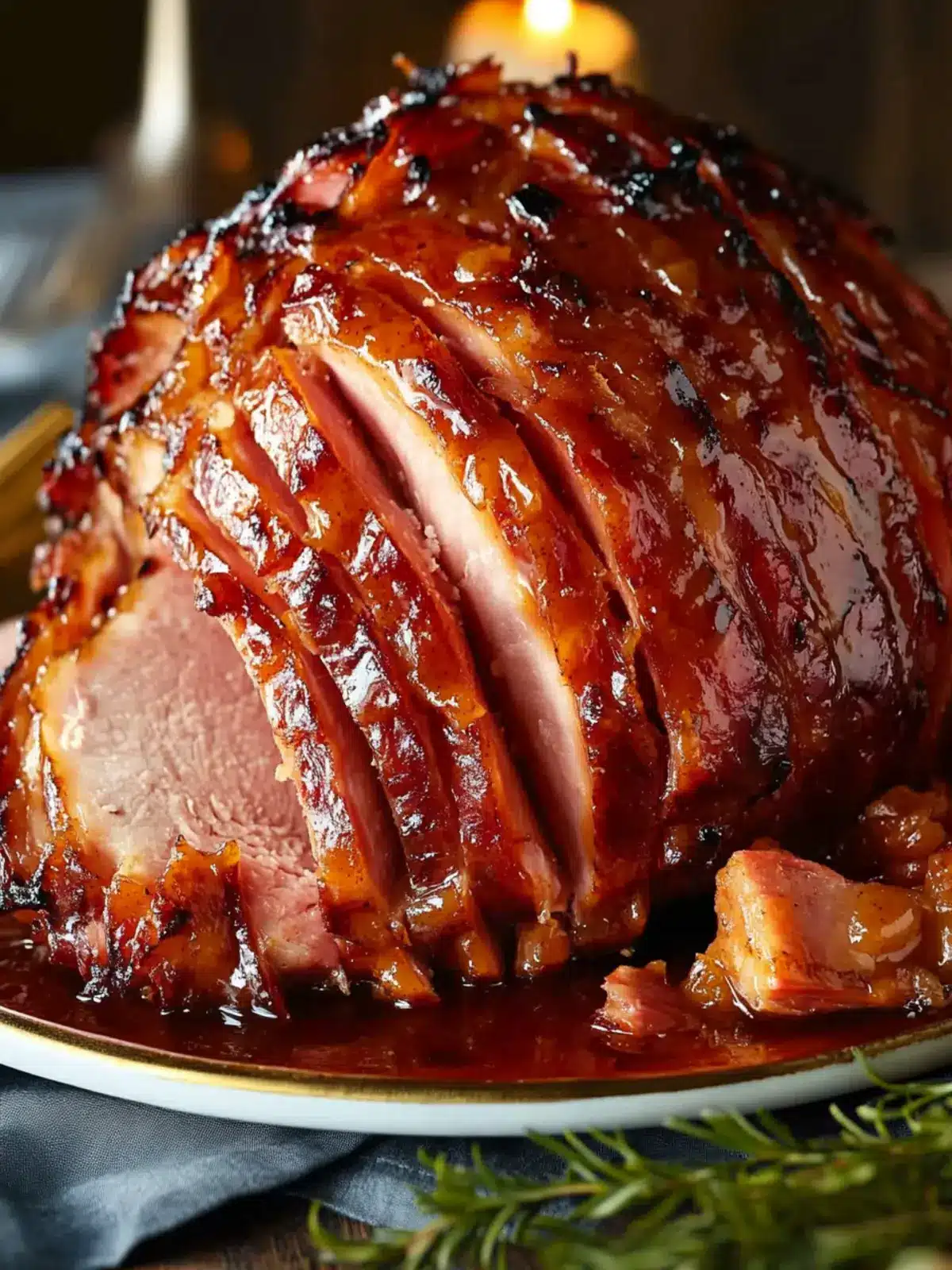 Brown Sugar Mustard Glazed Ham for Your Festive Table Delight 2 Brown Sugar Mustard Glazed Ham