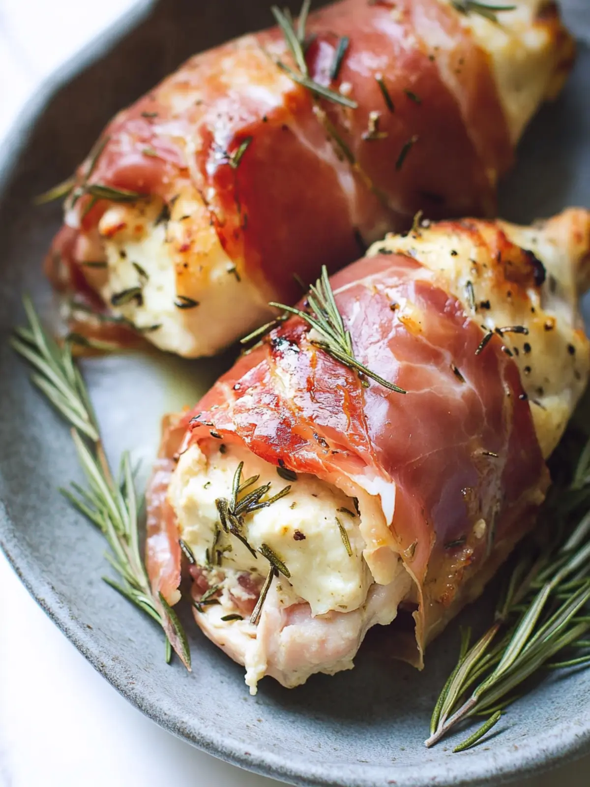 Savor Goat Cheese Stuffed Rosemary Chicken in Prosciutto Tonight 2 Goat Cheese Stuffed Rosemary Chicken in Prosciutto