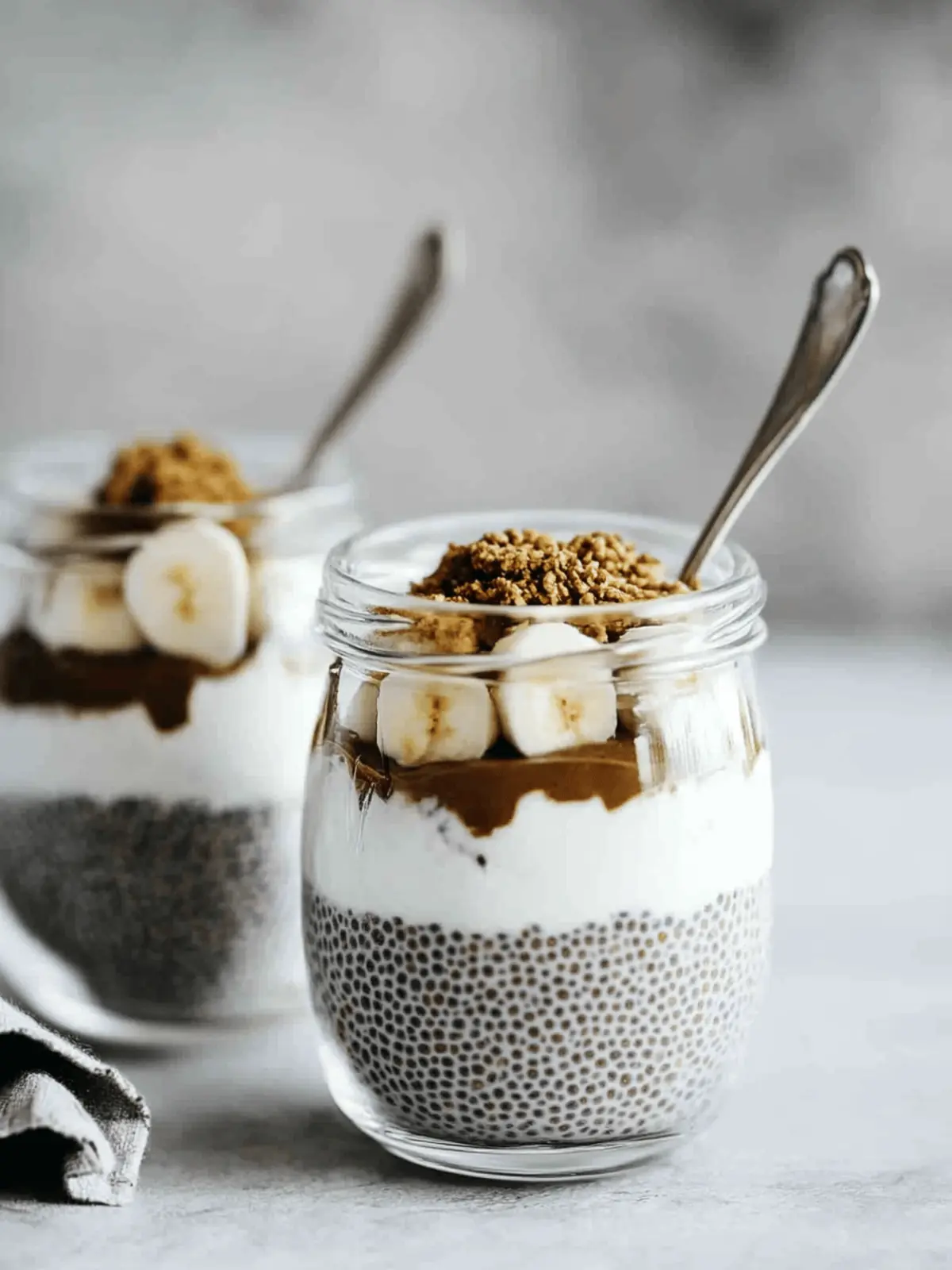Delight in Banoffee Pie Chia Pudding: Healthy & Irresistible 2 Banoffee pie chia pudding
