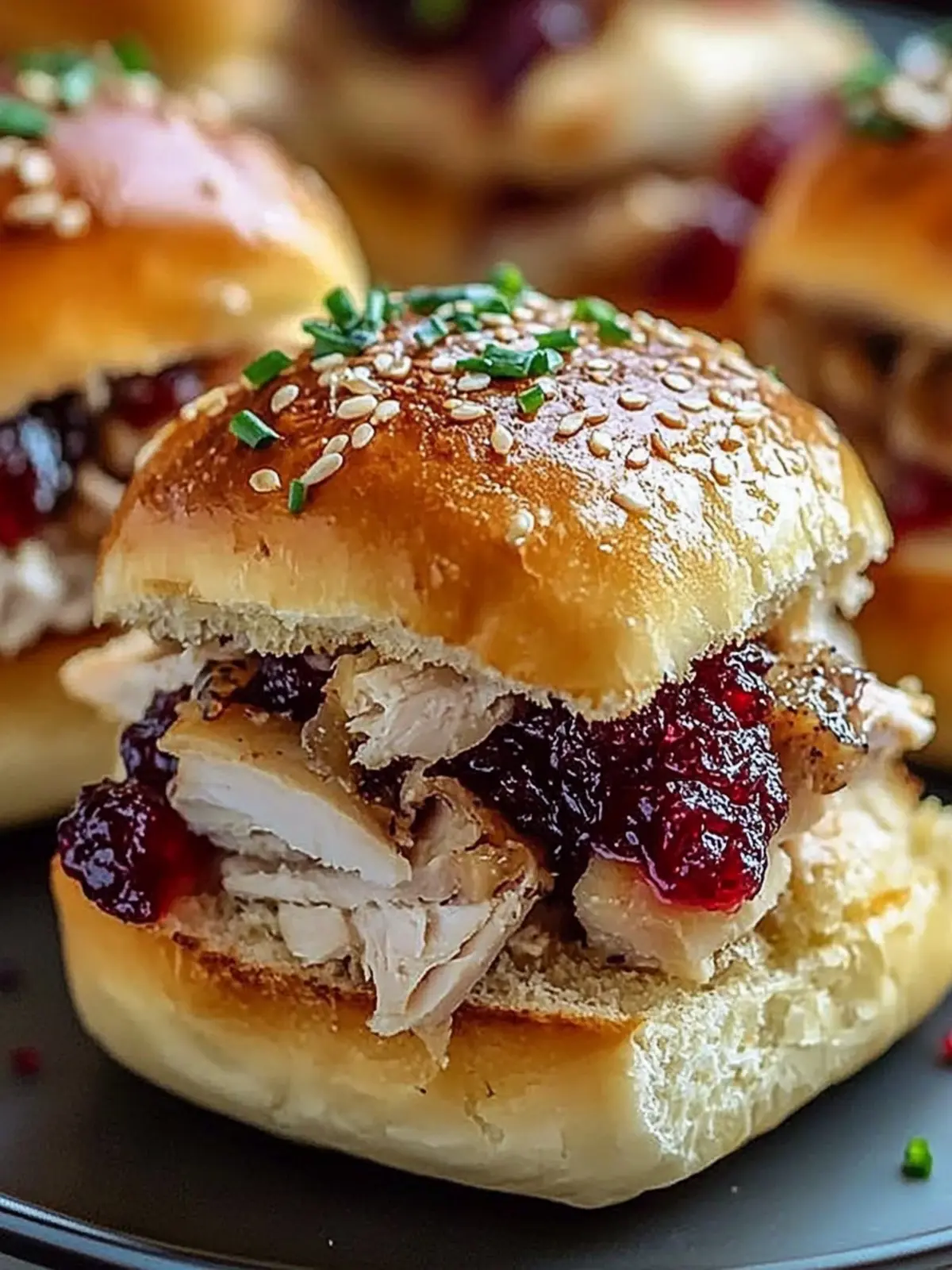 Savory Turkey Cranberry Sliders for Your Next Game Day Feast 4 Turkey Cranberry Sliders