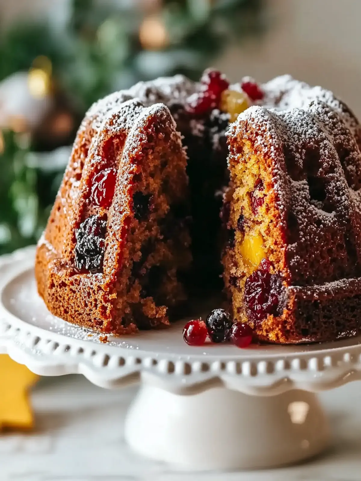 Healthy Christmas Fruit Bundt Cake for Guilt-Free Festivities 2 Healthy Christmas Fruit Bundt Cake