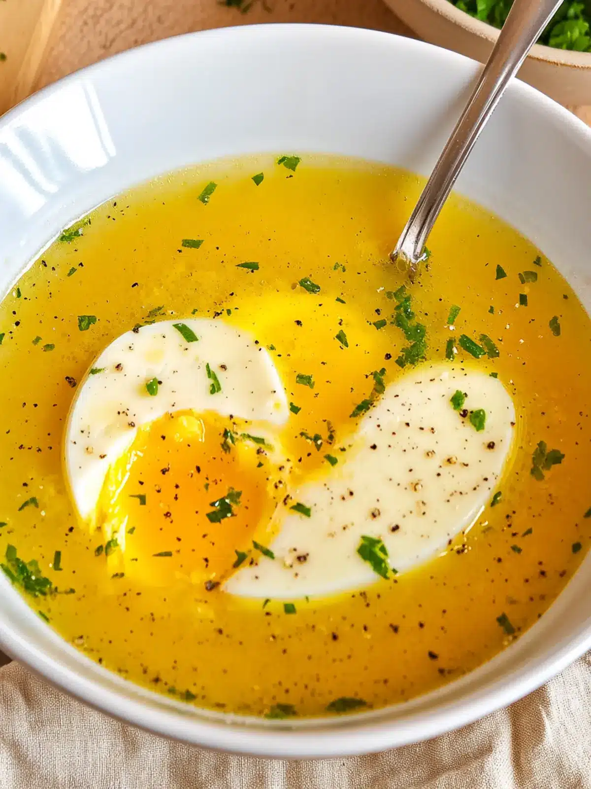 Elevate Your Dinner with Egg and Garlic Soup in 20 Minutes 3 Egg and Garlic Soup