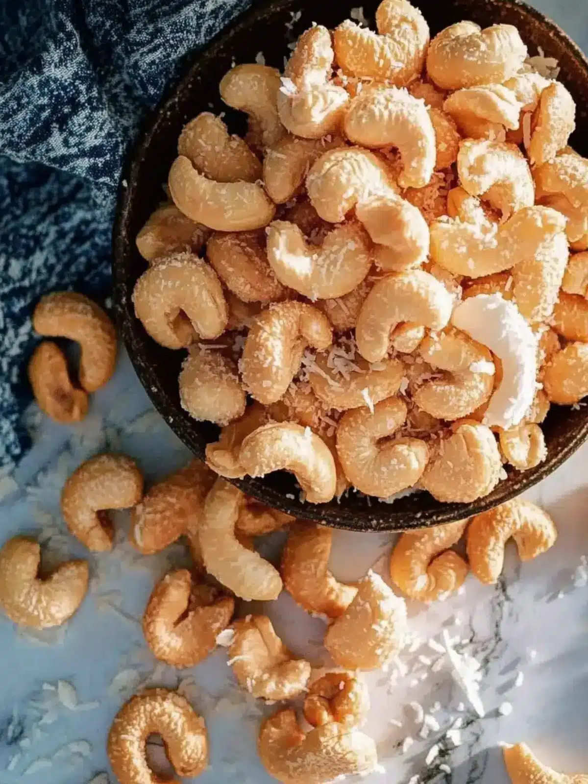 Irresistible Coconut Cashews: A Quick Crunchy Delight 2 Coconut Cashews