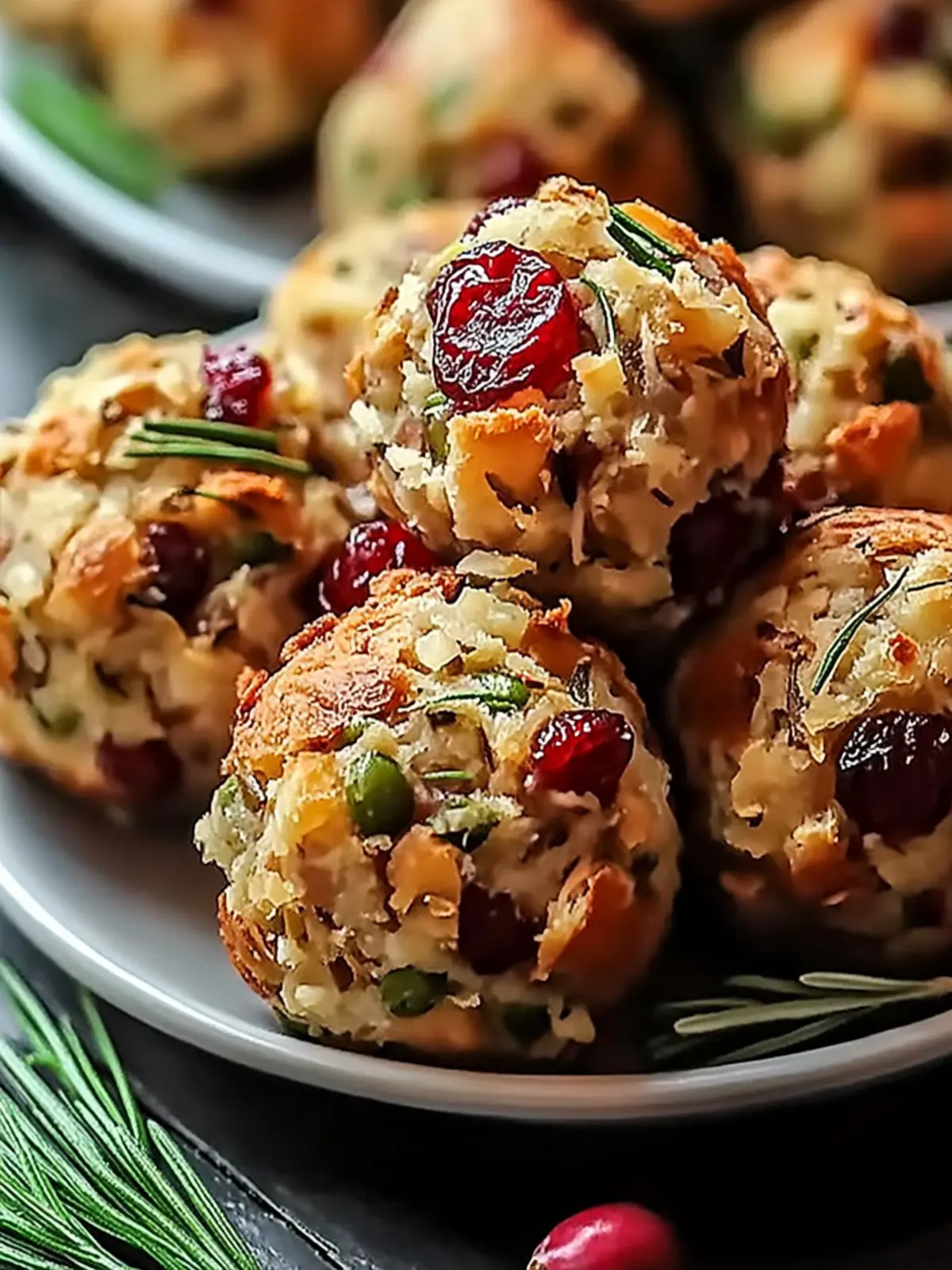 Cranberry & Turkey Stuffing Balls: Your New Holiday Delight 2 Cranberry & Turkey Stuffing Balls