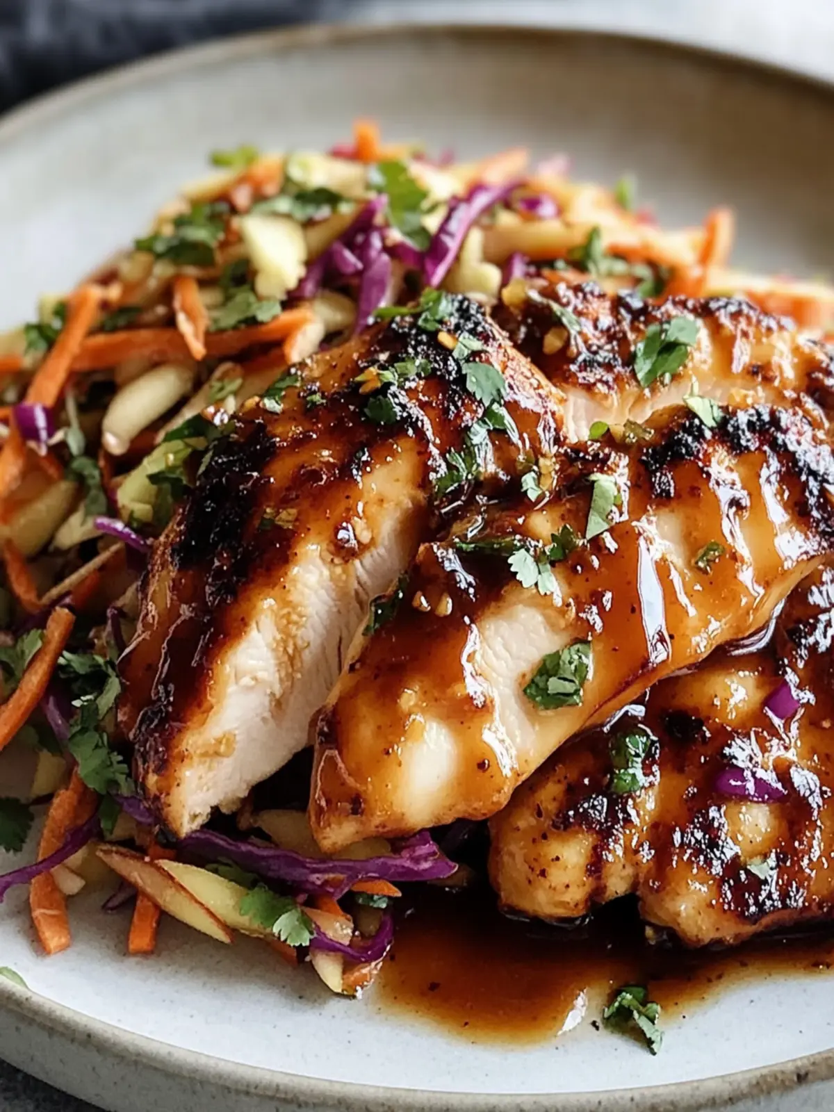 Sticky Apple Cider Chicken with Crisp Autumn Slaw Delight 4 Sticky Apple Cider Chicken with Crisp Autumn Slaw