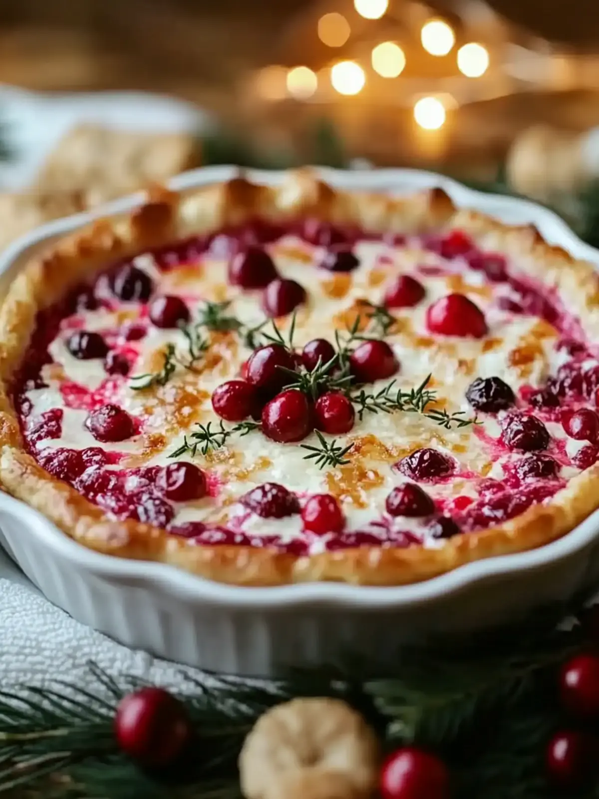 Creamy Baked Cranberry Cream Cheese Dip for Holiday Cheer 2 Baked Cranberry Cream Cheese Dip