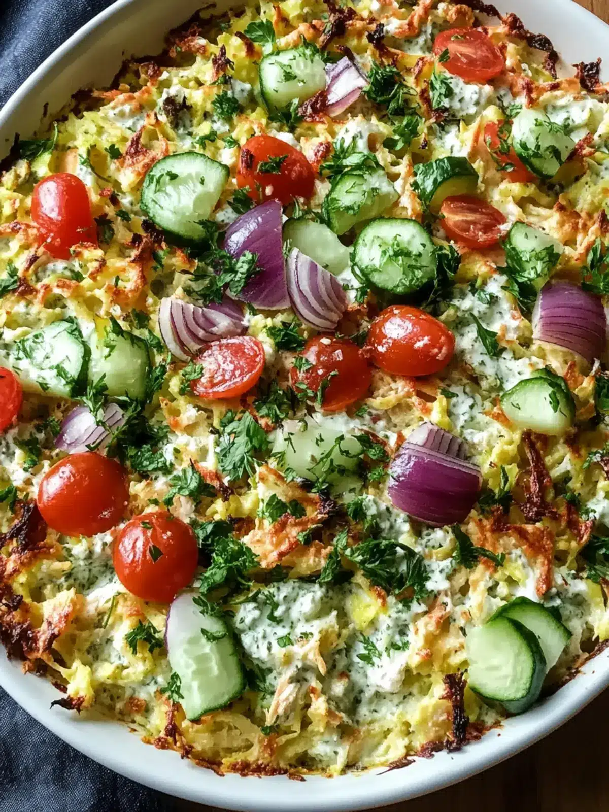 Dump-and-Bake Chicken Tzatziki Casserole for Easy Mediterranean Bliss 3 Dump-and-Bake Chicken Tzatziki Casserole