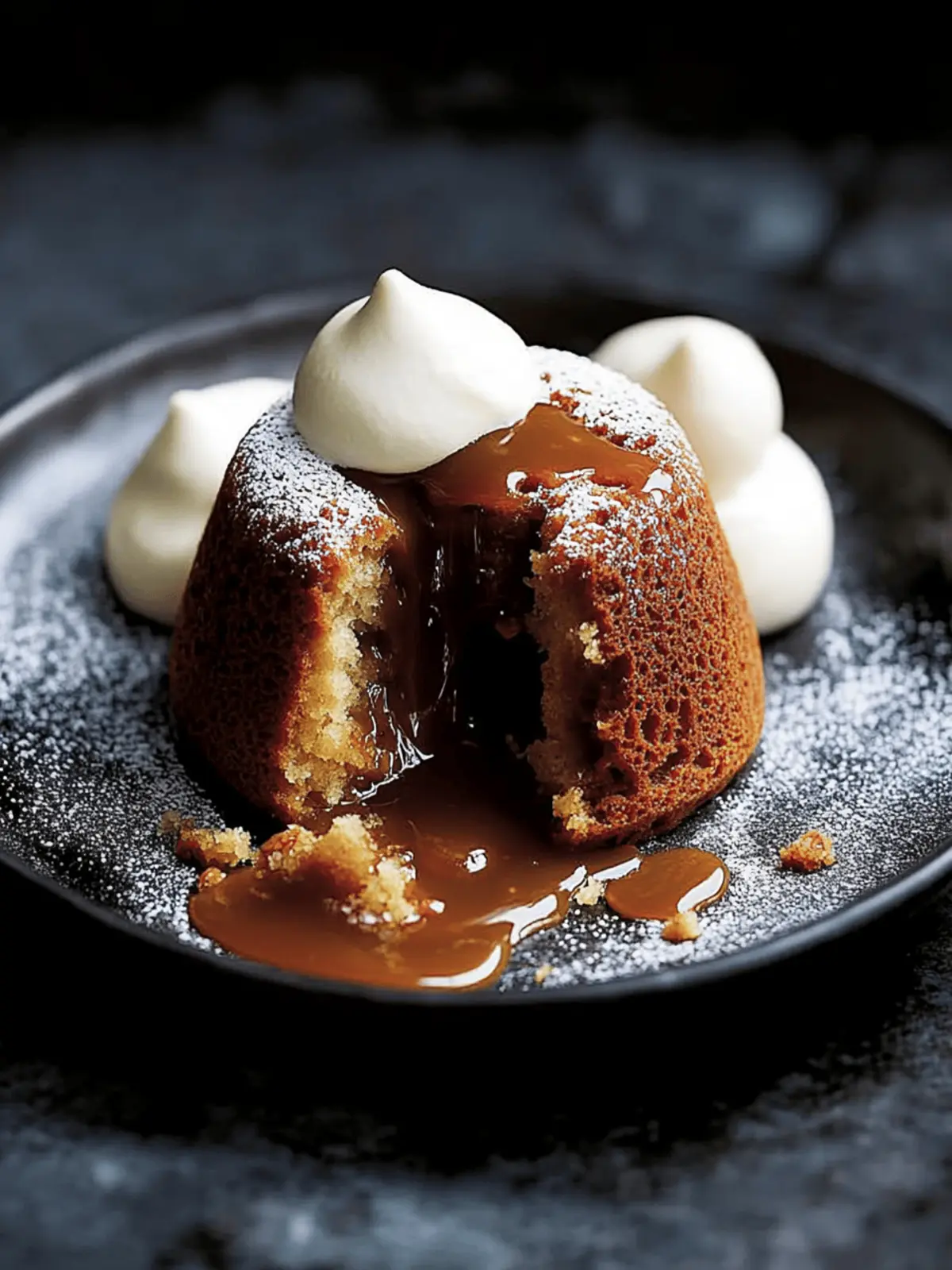 Molten Dulce de Leche Lava Cakes for a Sweet Surprise 2 molten dulce de leche lava cakes