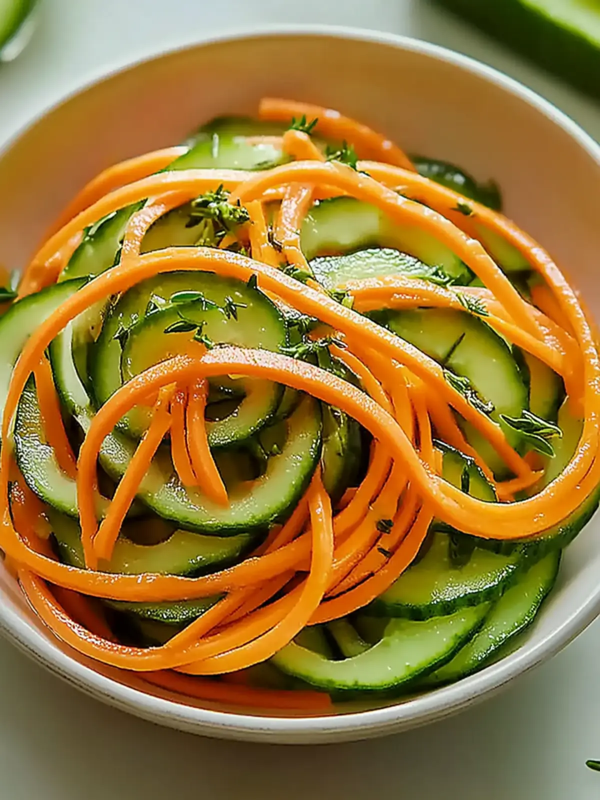 Crisp Cucumber and Carrot Salad for a Refreshing Boost 2 Cucumber and Carrot Salad