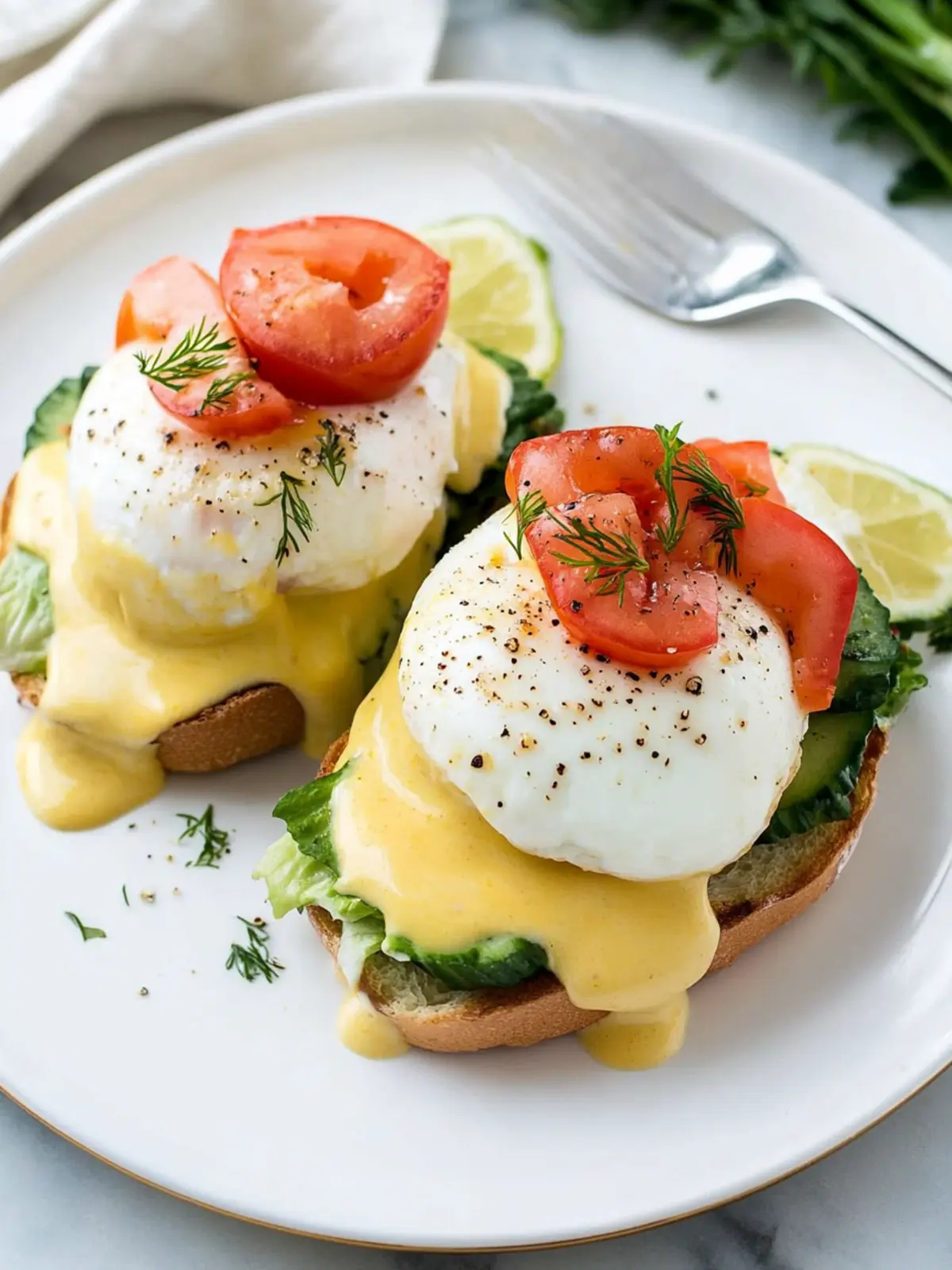 California-Style Eggs Benedict: A Healthy Twist Awaits 4 California-Style Eggs Benedict