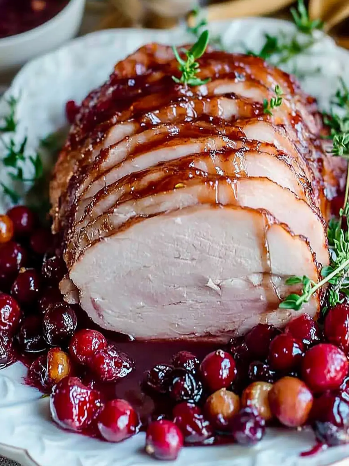 Oven-Roasted Cranberry-Dijon Glazed Ham That Steals the Show 2 Oven-Roasted Cranberry-Dijon Glazed Ham