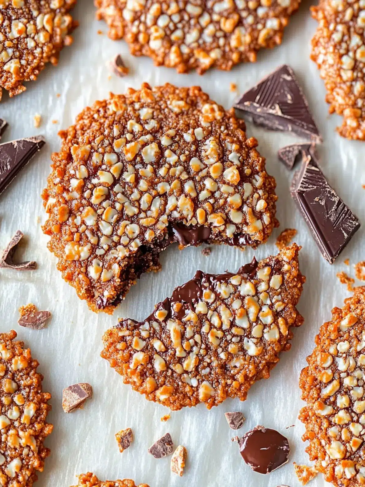 Irresistible Lace Cookies with Chocolate to Sweeten Your Day 2 Lace Cookies with Chocolate (Florentine Cookies)
