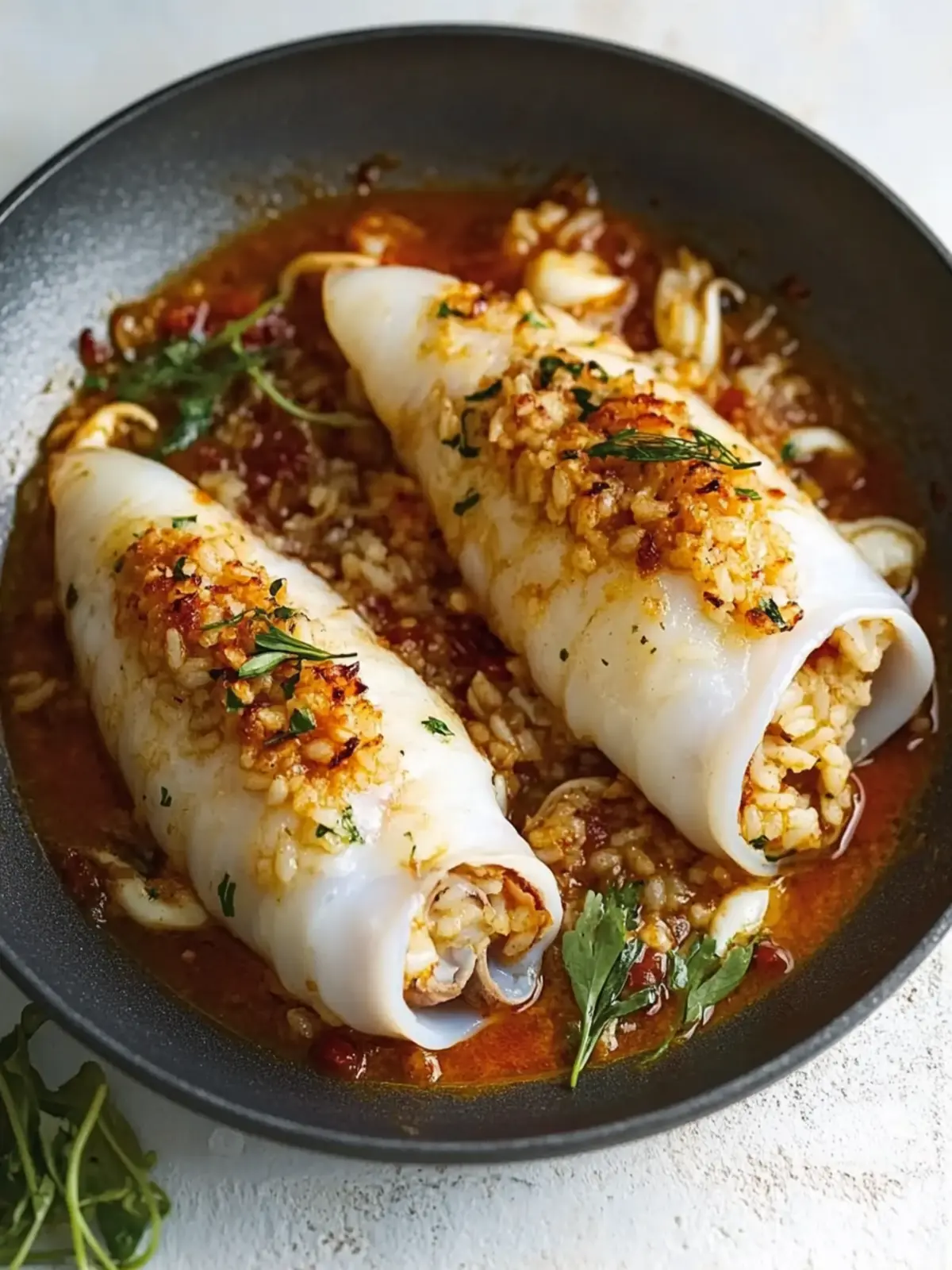 Savor Spanish Rice-Stuffed Squid for an Easy Epic Dinner 3 Spanish rice-stuffed squid