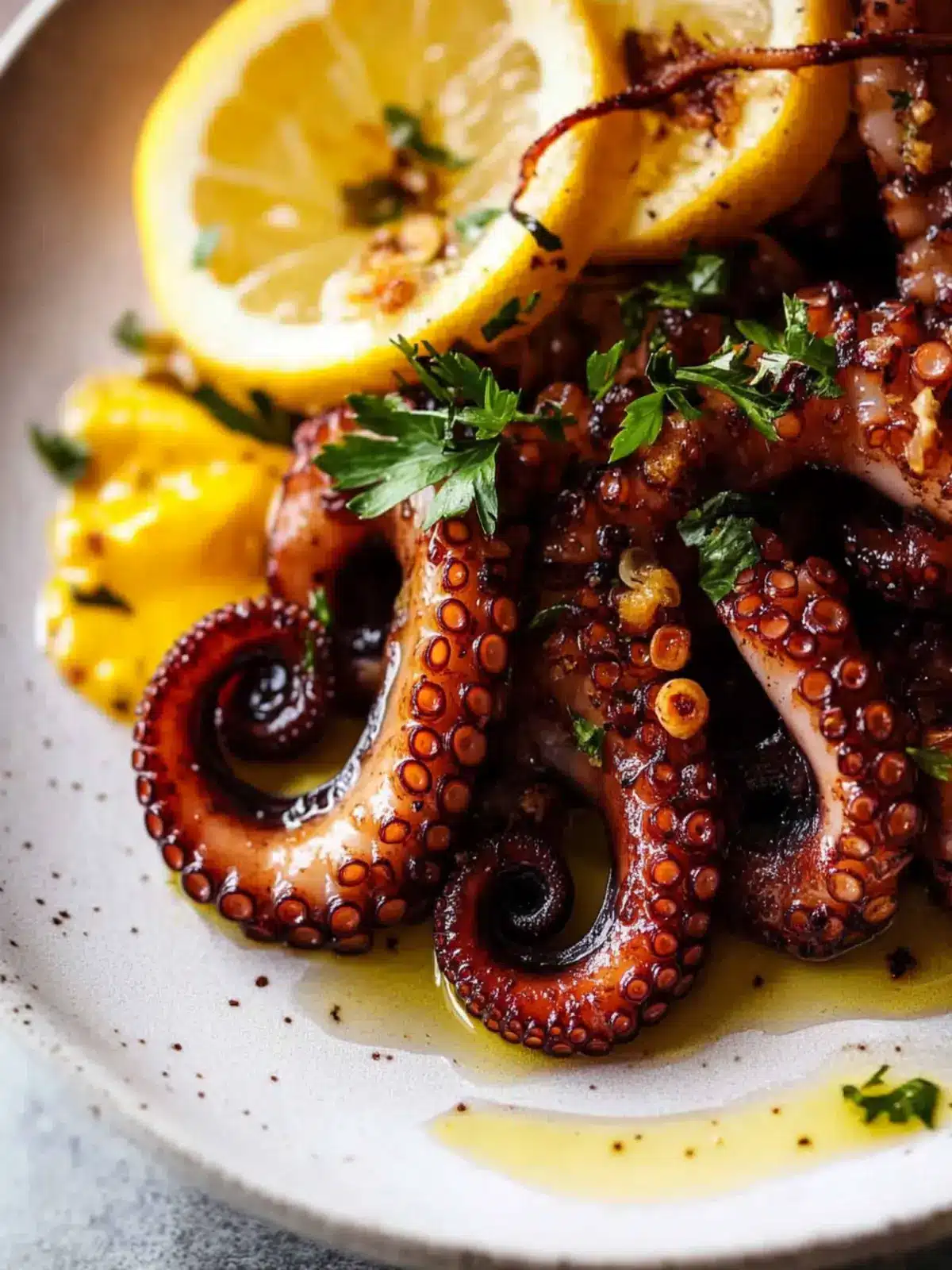 Crispy Marinated Baby Octopus: A Flavorful Mediterranean Delight 2 Crispy marinated baby octopus