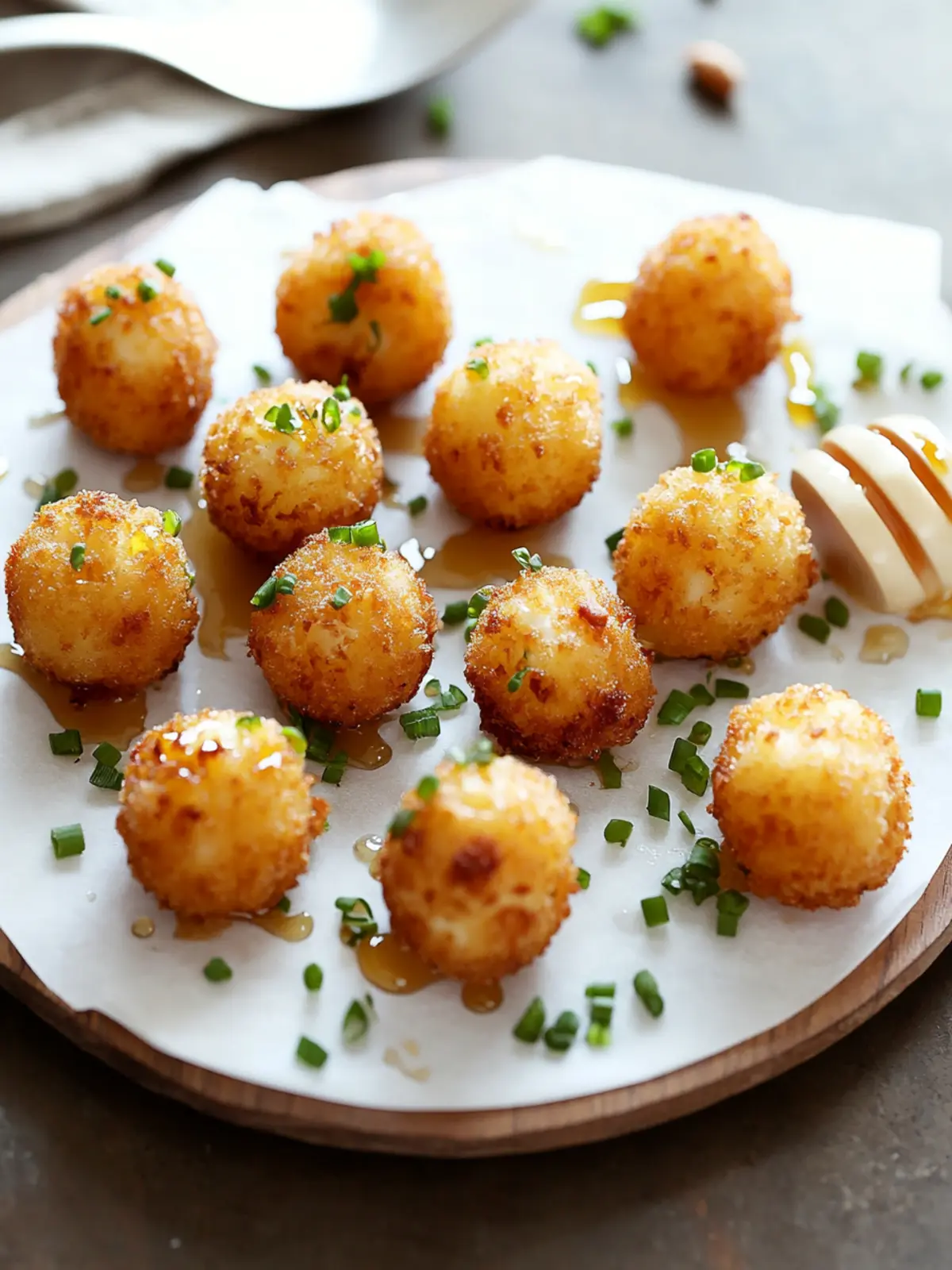 Crispy Goat Cheese Poppers with Honey: A Must-Try Treat! 2 Crispy Goat Cheese Poppers with Honey