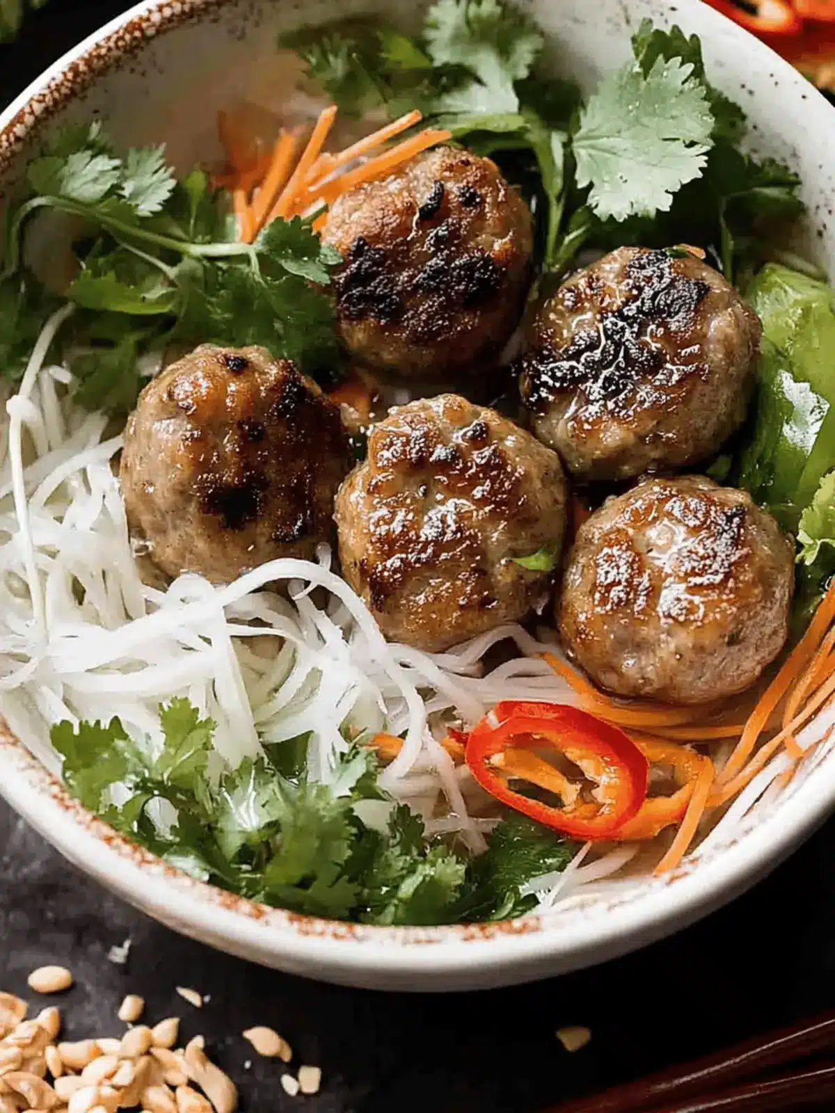 Bun Cha: Easy Vietnamese Meatballs for Flavorful Dinners 3 Bun Cha (Vietnamese Meatballs!)