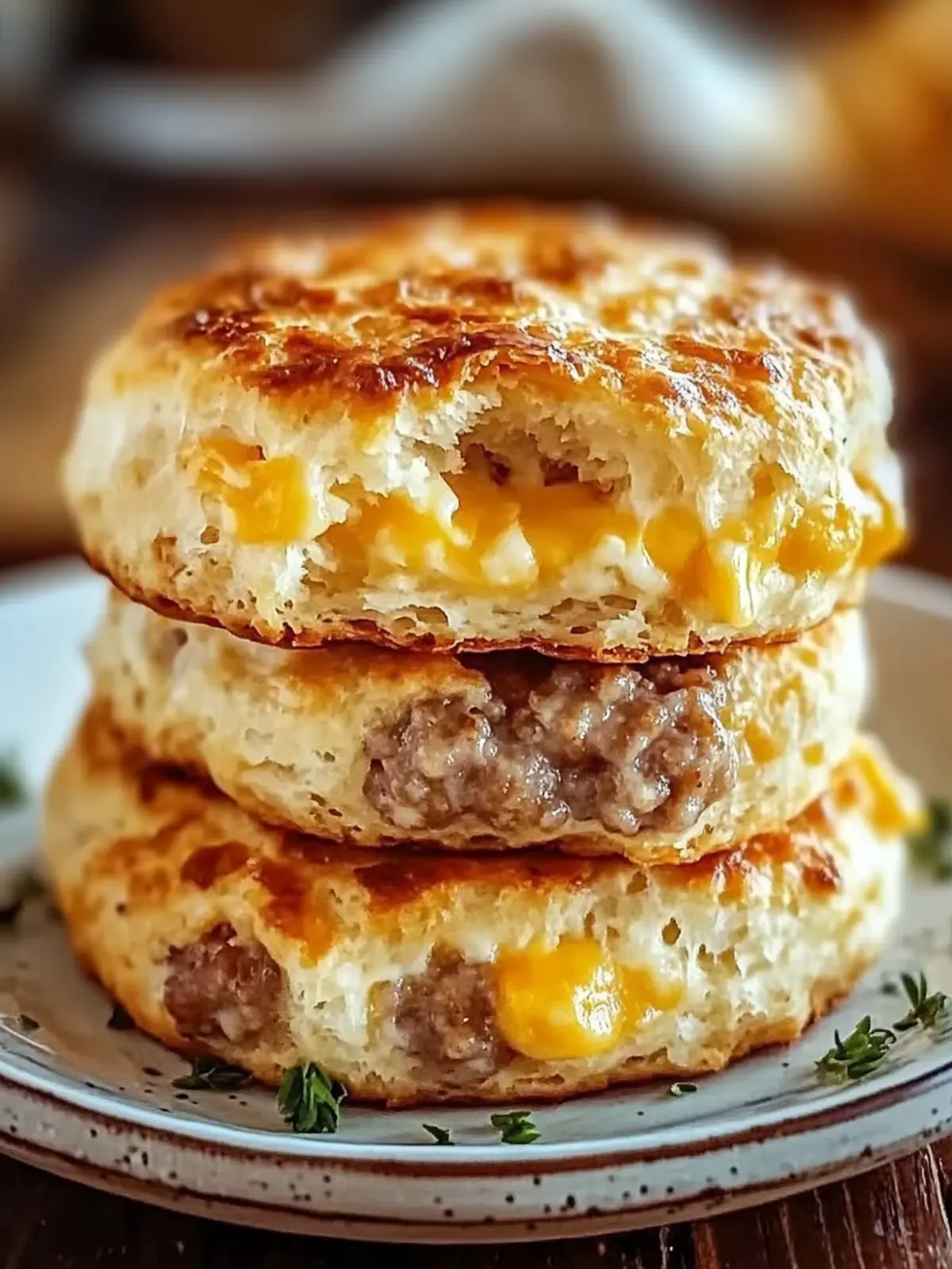 Sausage Cheese Butter Swim Biscuits: Comfort Food Done Right 2 Sausage Cheese Butter Swim Biscuits