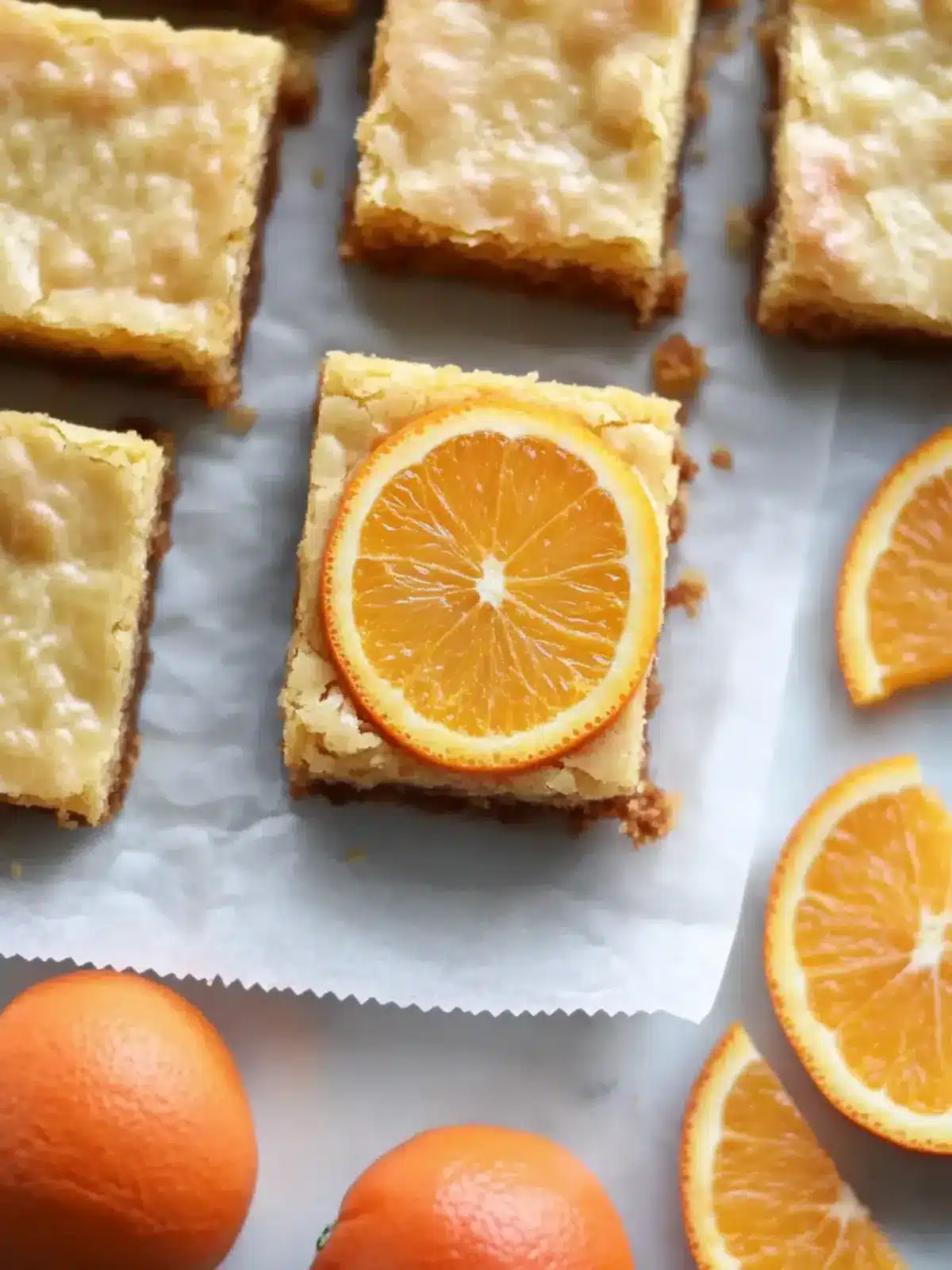 Blonde Orange Brownies with Creamy Citrus Frosting Delight 4 Blonde Orange Brownies