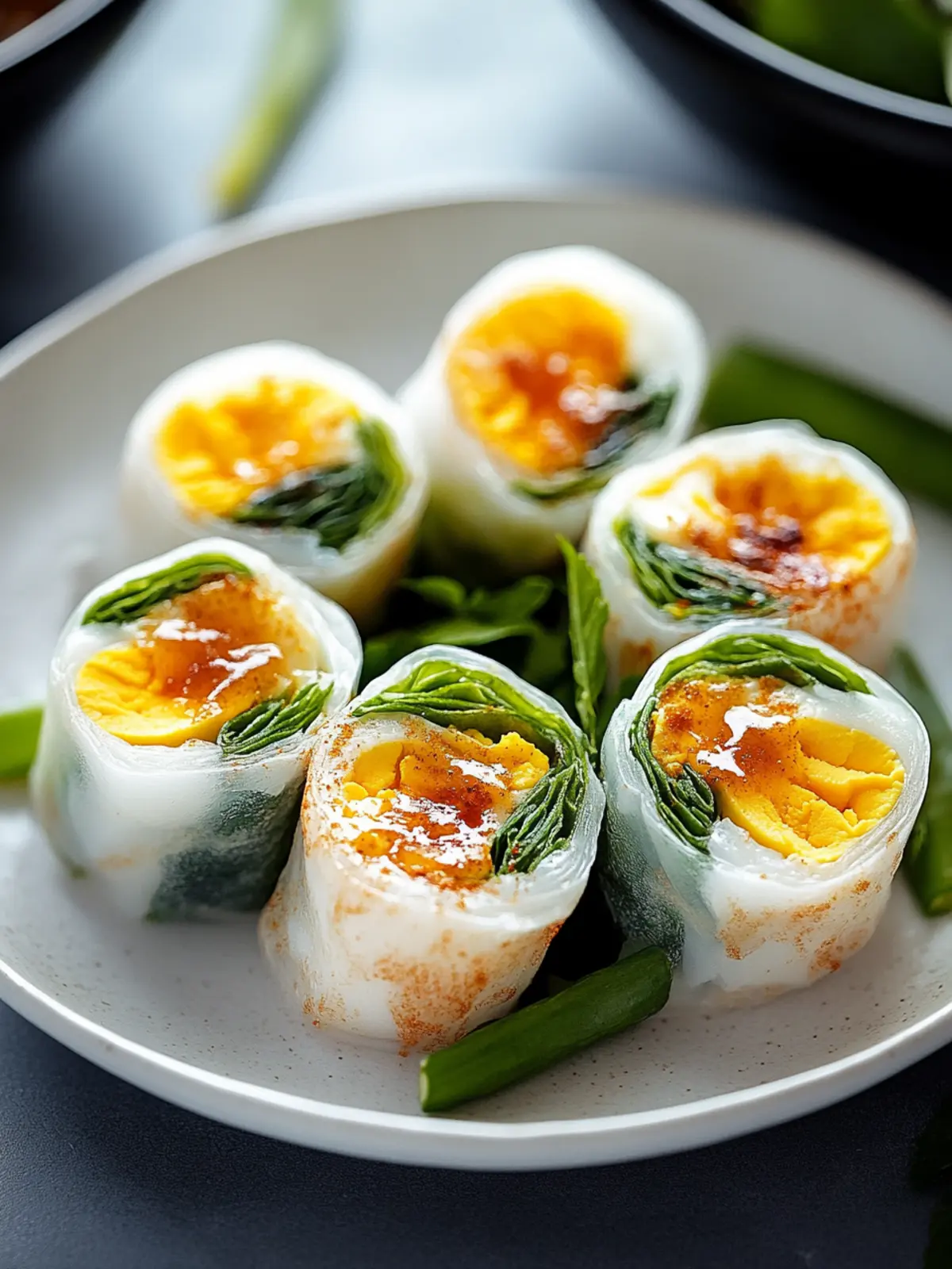 Crispy Rice Paper Egg Wraps: Fresh, Flavorful, and Easy! 4 Crispy Rice Paper Egg Wraps