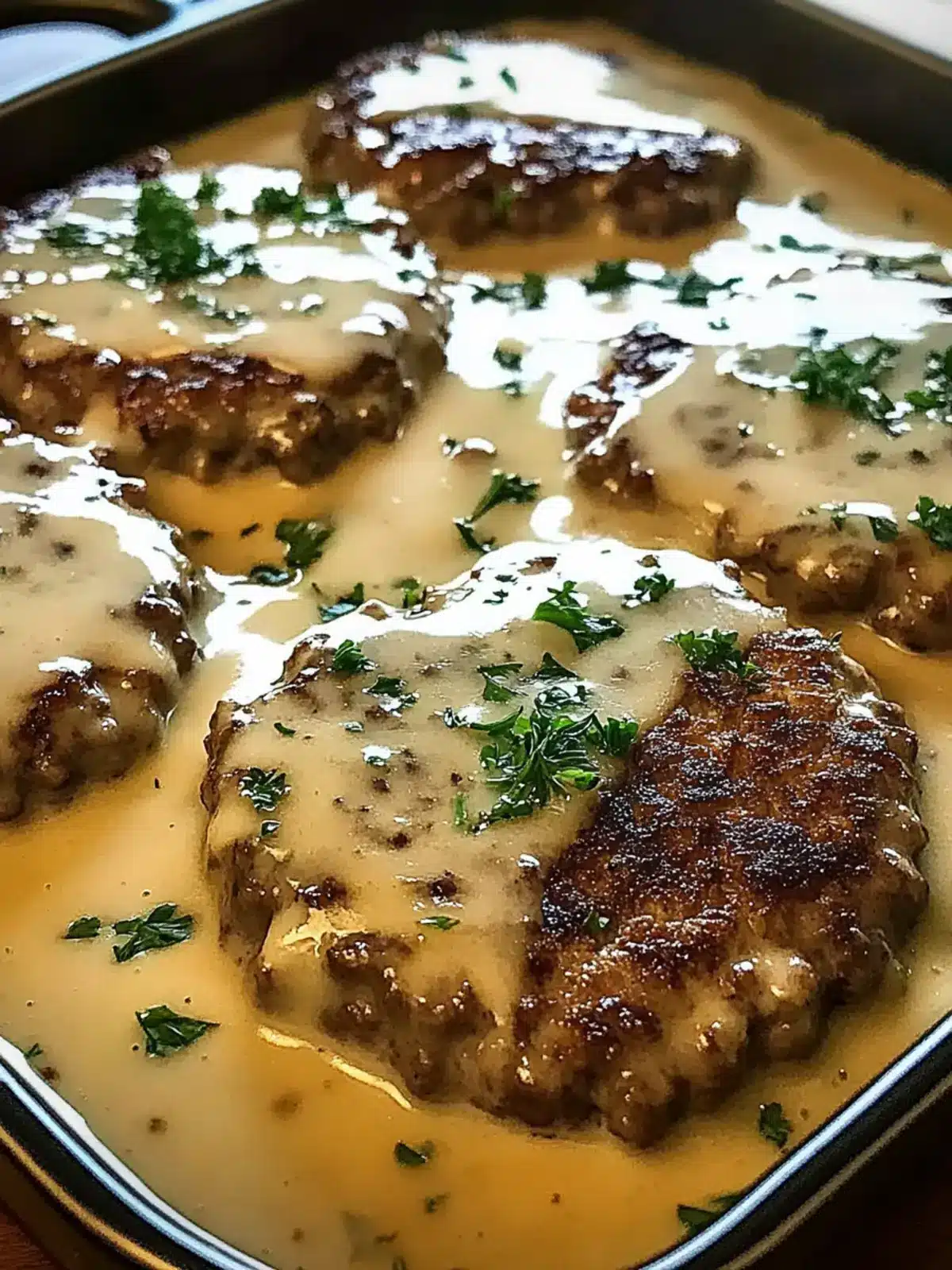 Amish Hamburger Steak Bake: A Cozy Comfort Food Delight 3 Amish Hamburger Steak Bake