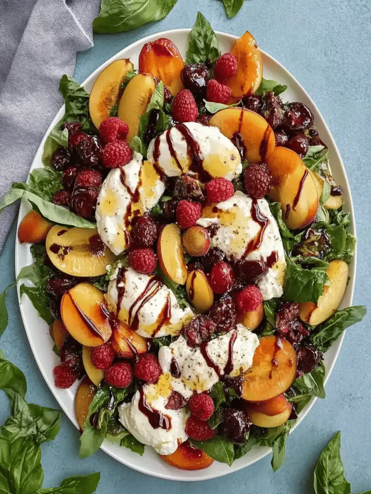 Stone Fruit Salad with Burrata: Your New Summer Favorite 4 Stone Fruit Salad with Burrata