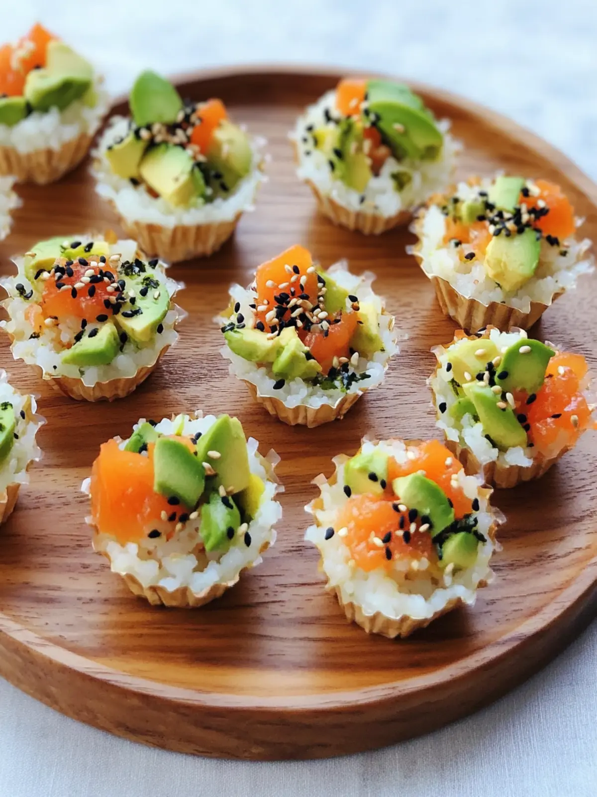 Flavor-Packed Sushi Cups: Easy No-Bake Delight at Home 2 Sushi Cups
