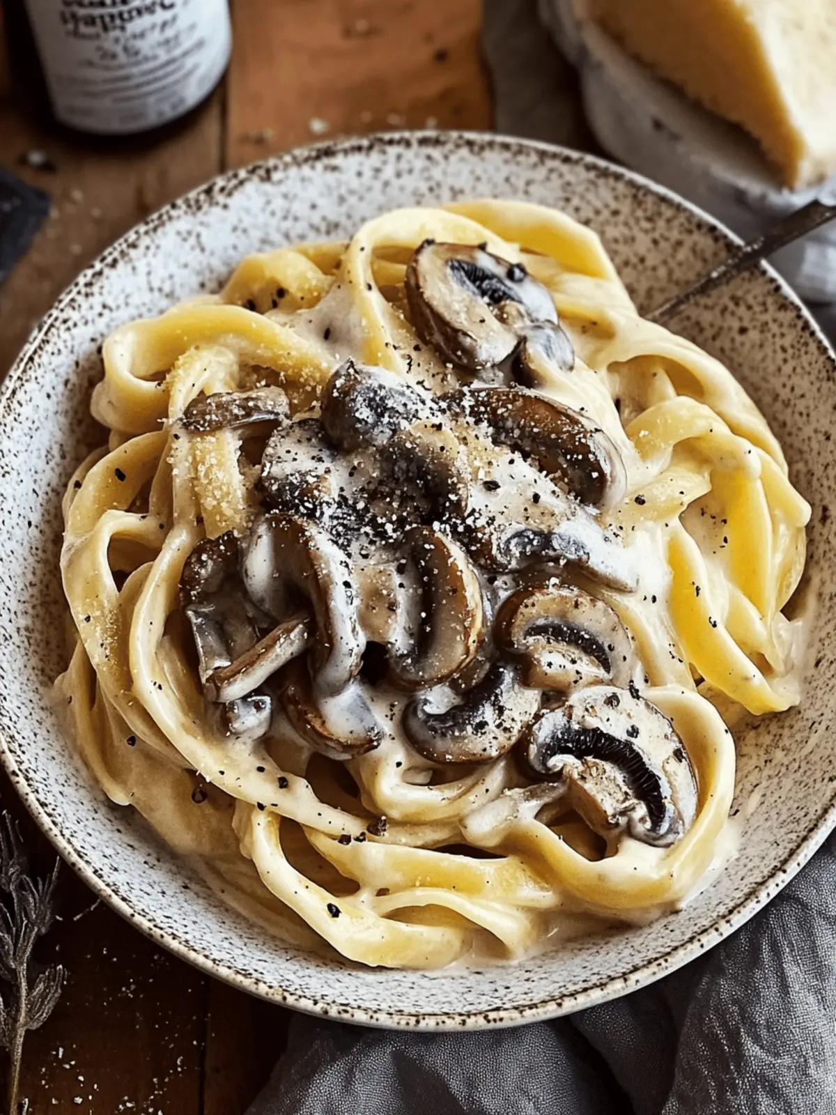 Savor Creamy Truffle & Mushroom Pasta for Ultimate Comfort 4 Creamy Truffle & Mushroom Pasta