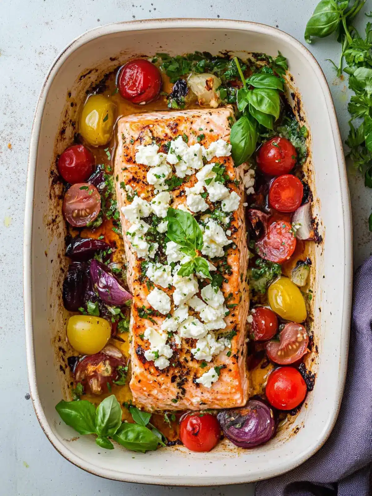 Delicious Baked Feta Salmon Ready in Just 20 Minutes 4 Baked Feta Salmon