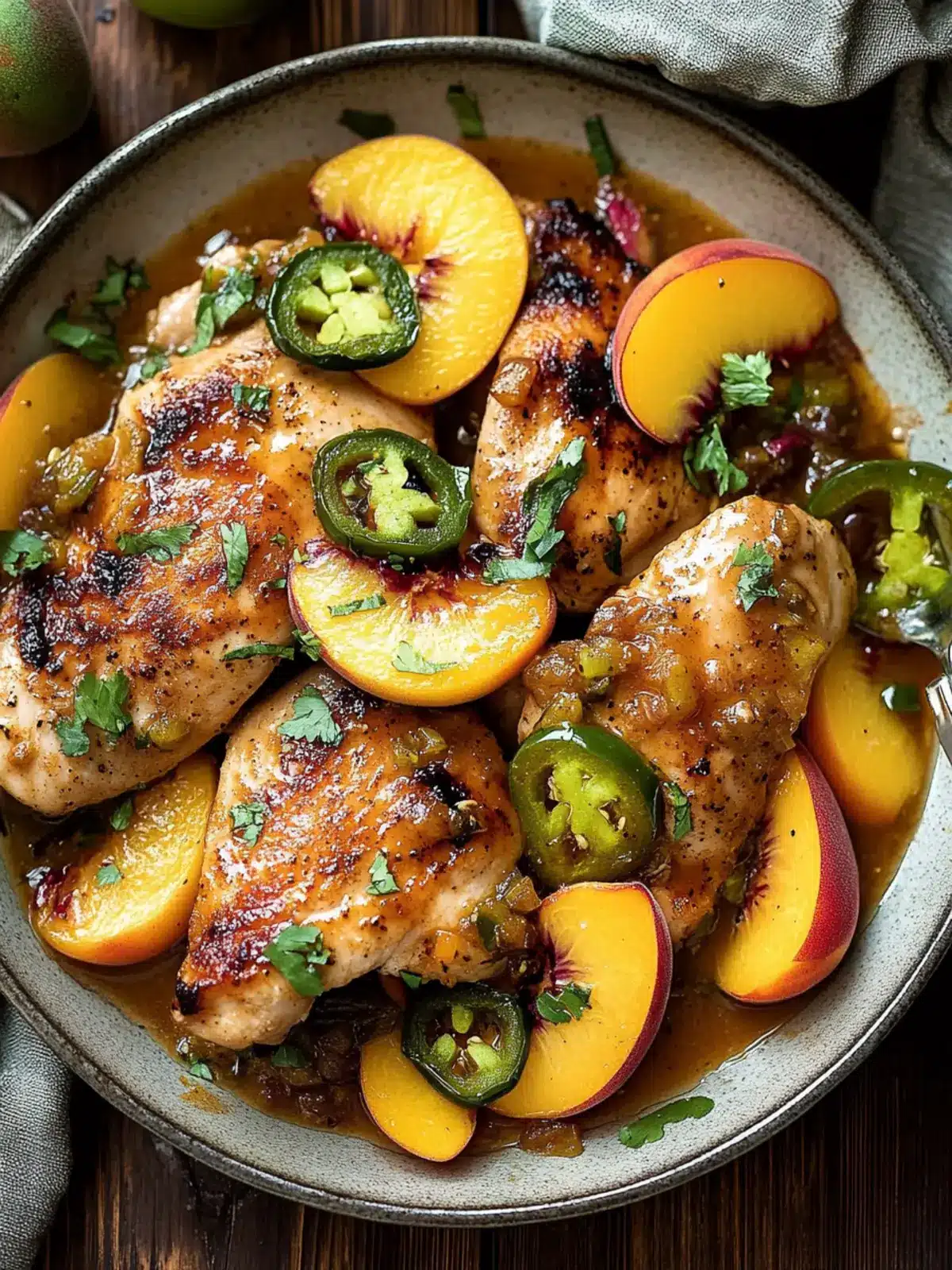 Zesty Jalapeno Peach Chicken for a Flavorful Adventure 2 Jalapeno Peach Chicken