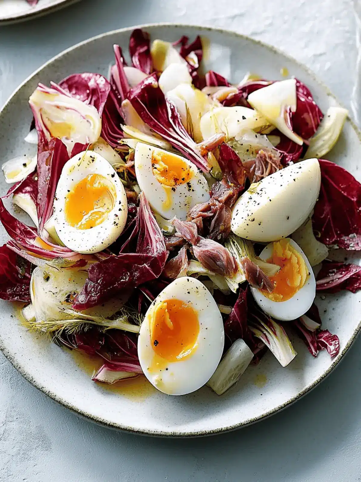 Fennel and Radicchio Salad With Anchovy and Egg Bliss 4 Fennel and Radicchio Salad With Anchovy and Egg
