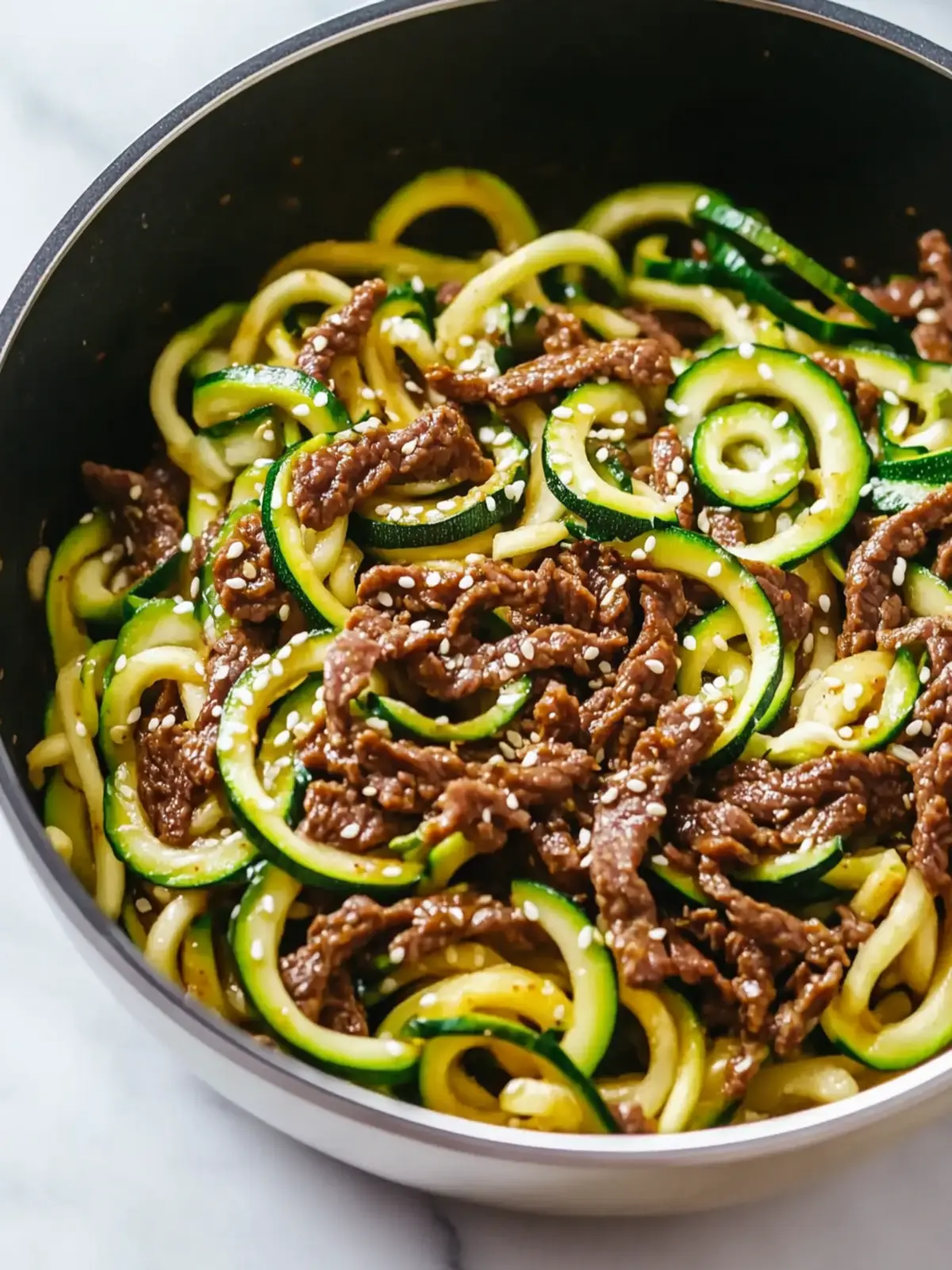 Flavorful Korean Beef Zucchini Noodles for a Quick Dinner 3 Flavorful Korean Beef Zucchini Noodles