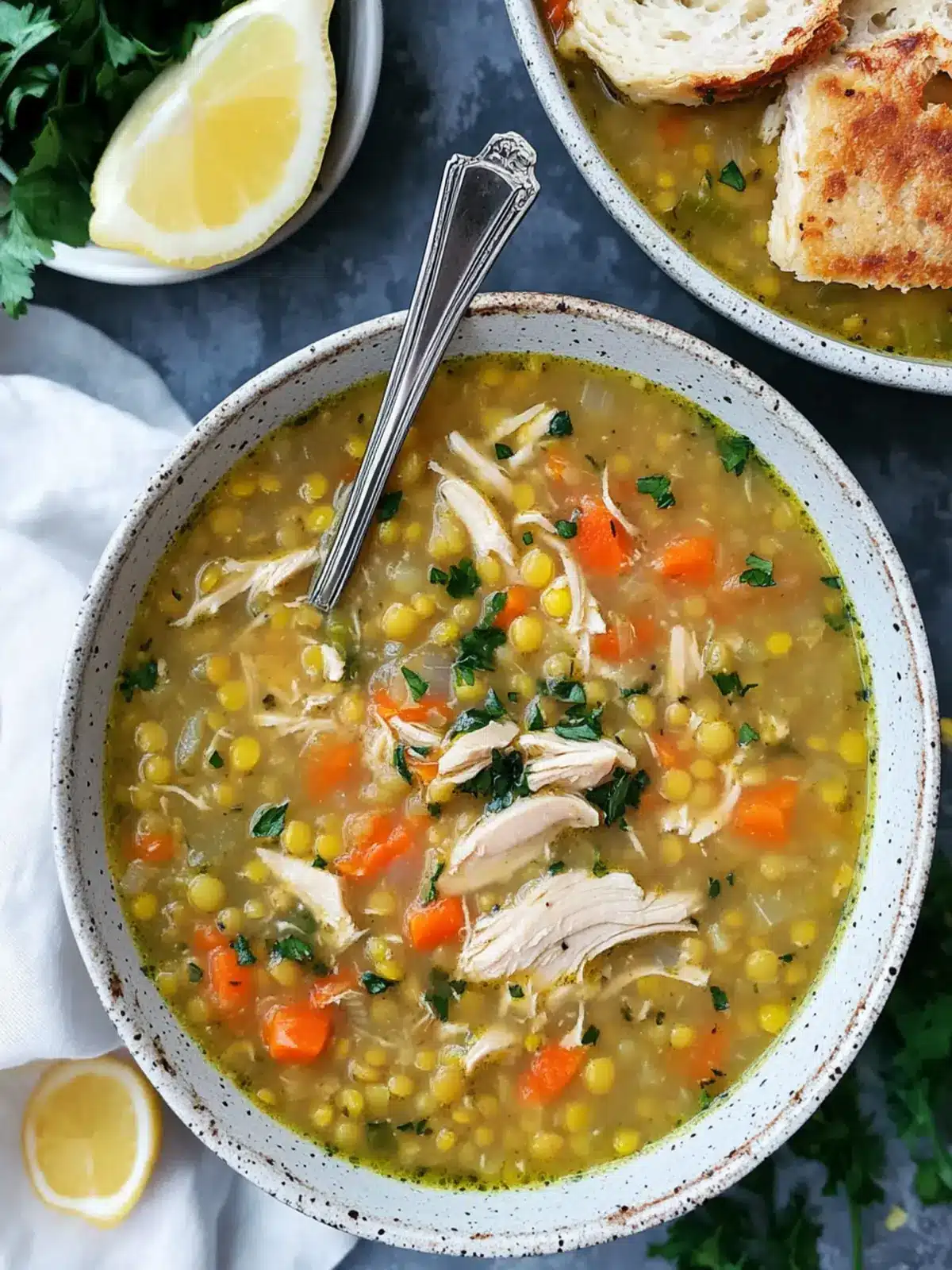 Delicious Lebanese Chicken Lentil Soup for Cozy Nights 2 Lebanese Chicken Lentil Soup