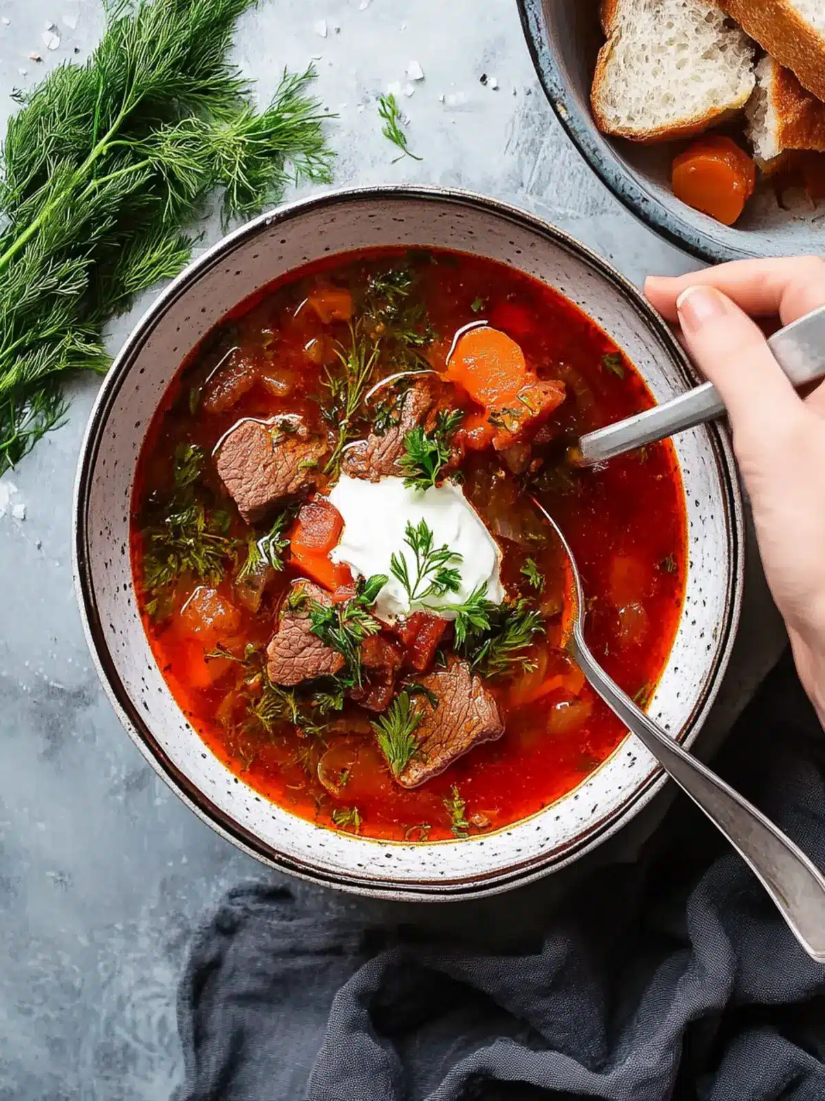Hearty Borscht Soup with Beef for Cozy Nights In 2 Borscht Soup with Beef