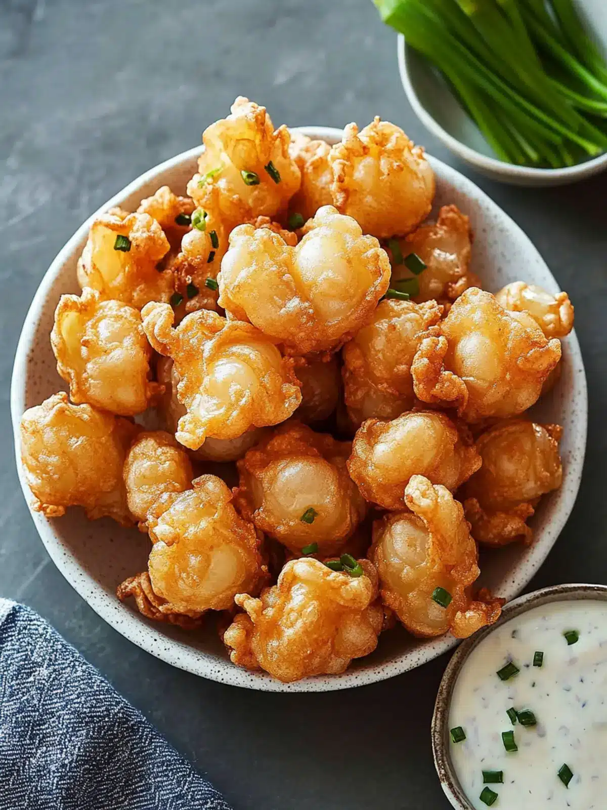 Crispy Mini Bloomin Onions with Buttermilk Ranch Bliss 2 Crispy Mini Bloomin Onions with Buttermilk Ranch
