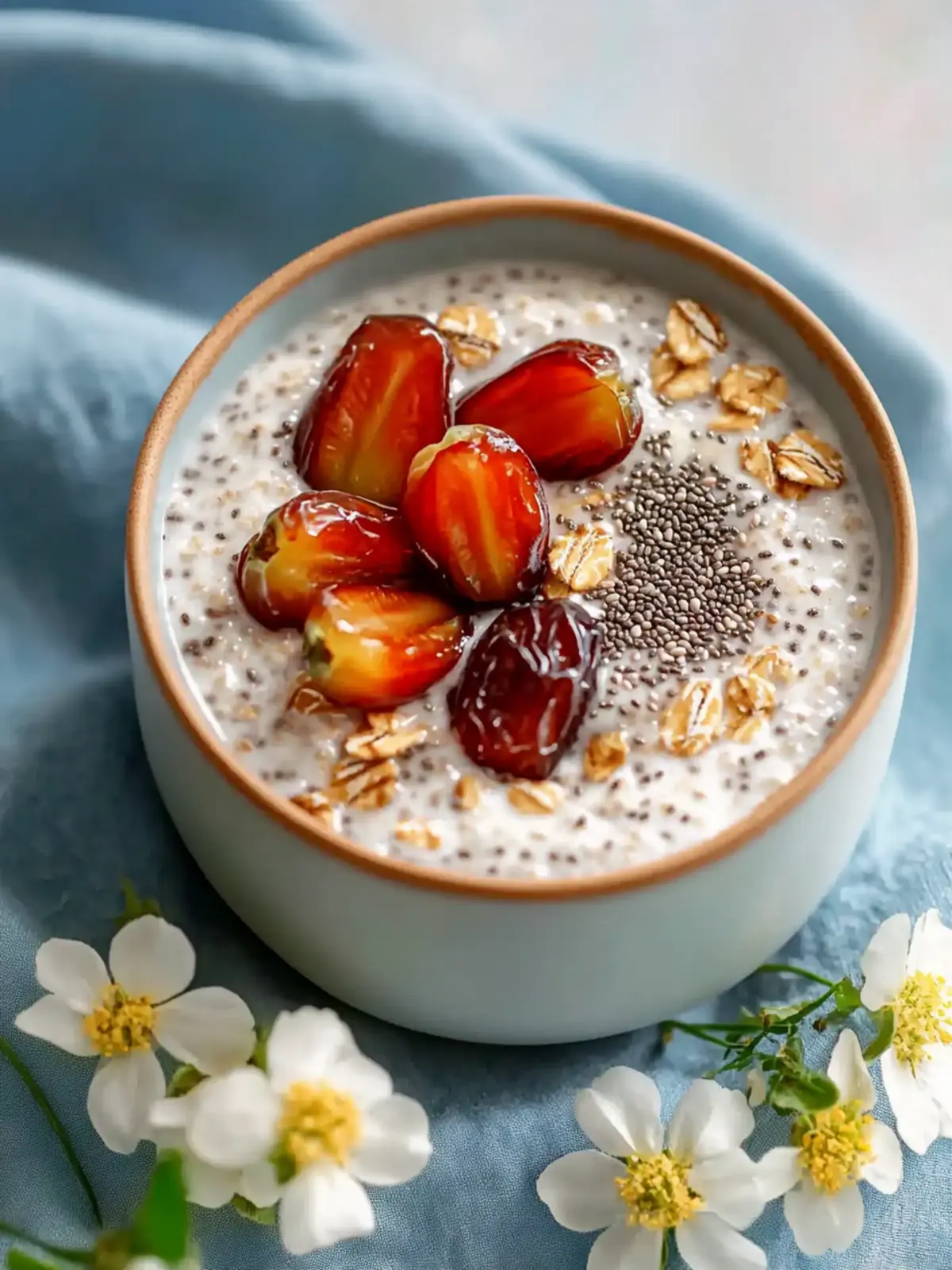 Quick and Creamy 10-Minute Date Overnight Oats with Chia Seeds 3 10-Minute Date Overnight Oats with Chia Seeds