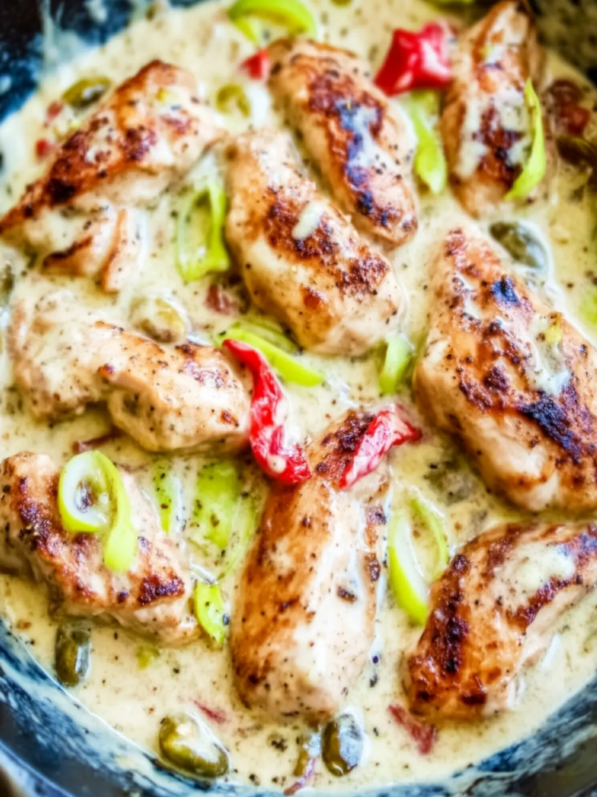 Creamy Pepperoncini Chicken Skillet for a Flavorful Weeknight Meal 4 Creamy Pepperoncini Chicken Skillet