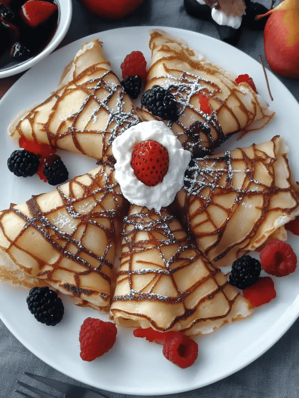 Spooktacular Spiderweb Crepes: A Halloween Delight at Home 3 Spiderweb Crepes