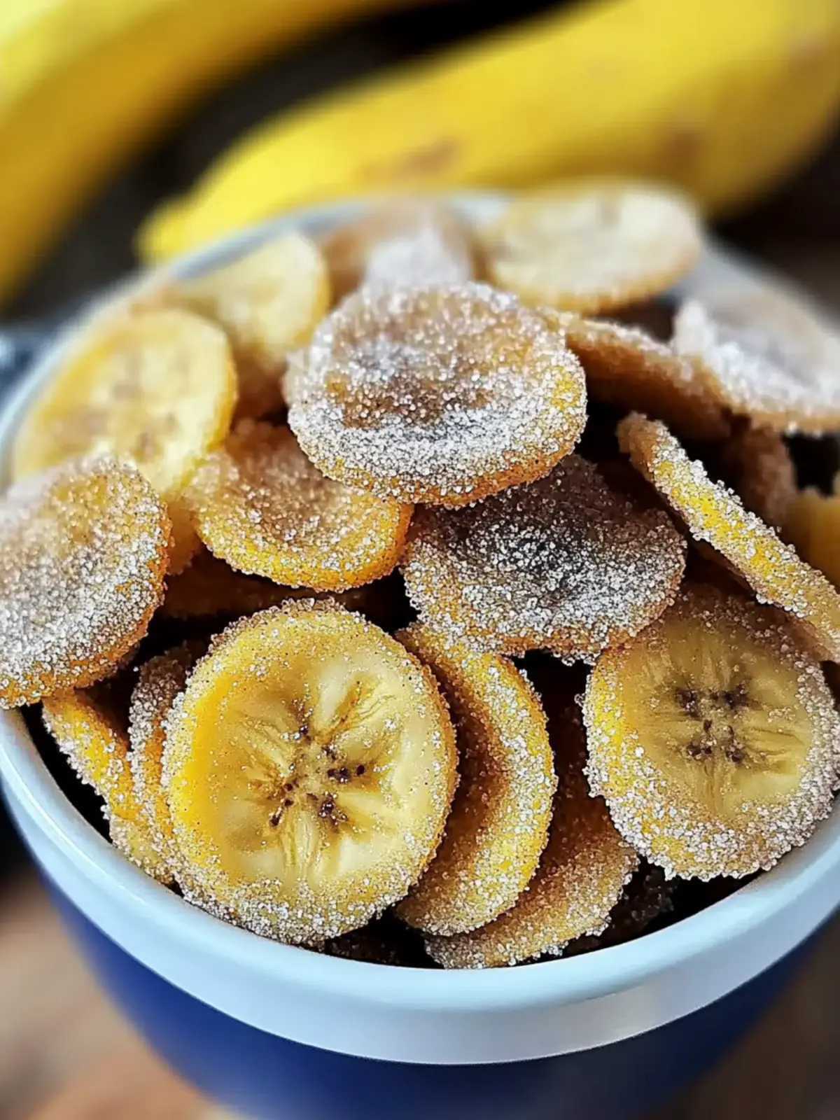 Crispy Cinnamon Sugar Banana Chips That You'll Crave Daily 2 Crispy Cinnamon Sugar Banana Chips