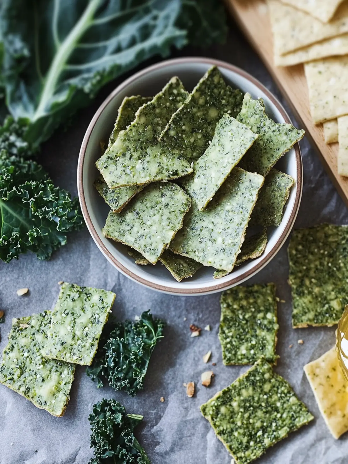 Delicious Gluten-Free Kale Crackers for Healthy Snacking 3 Gluten-Free Kale Crackers