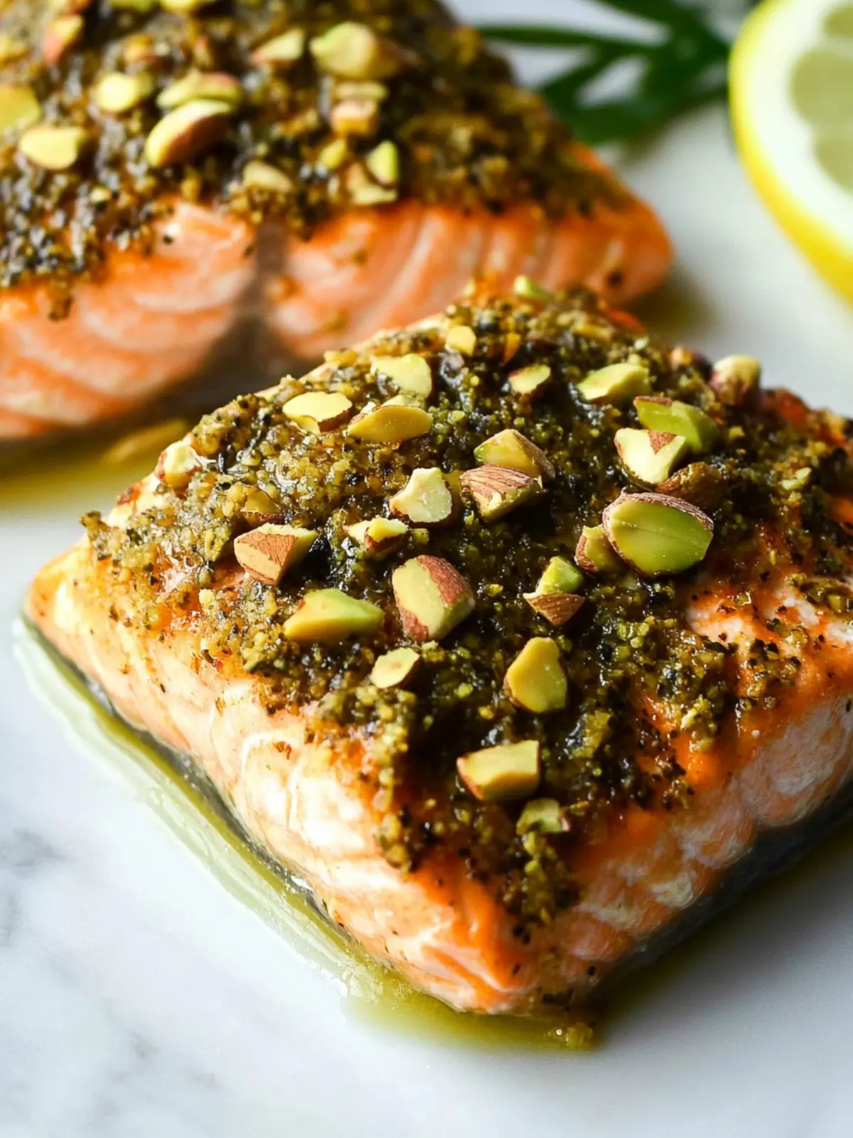 Pistachio Salmon with Lemon: Quick, Zesty Weeknight Delight 2 Pistachio Salmon with Lemon