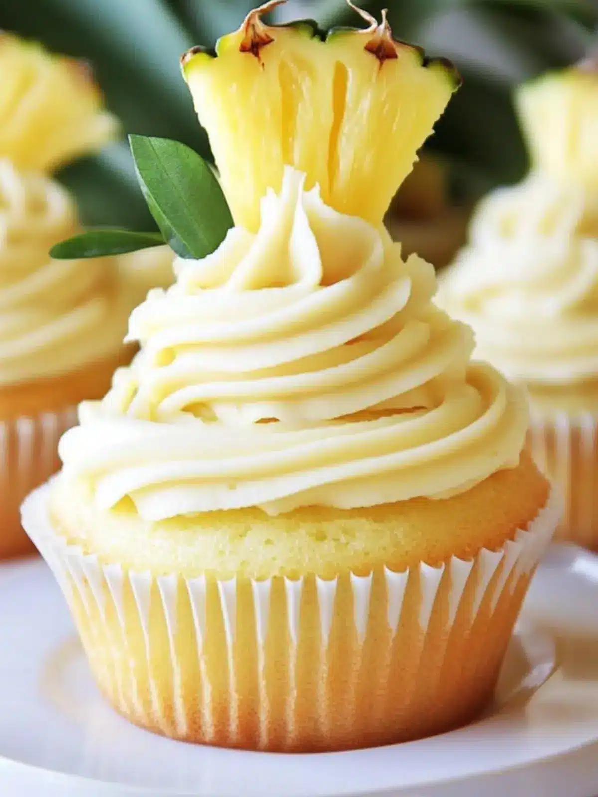 Delicious Dole Whip Cupcakes with Pineapple Filling Bliss 3 Dole Whip Cupcakes with Pineapple Filling